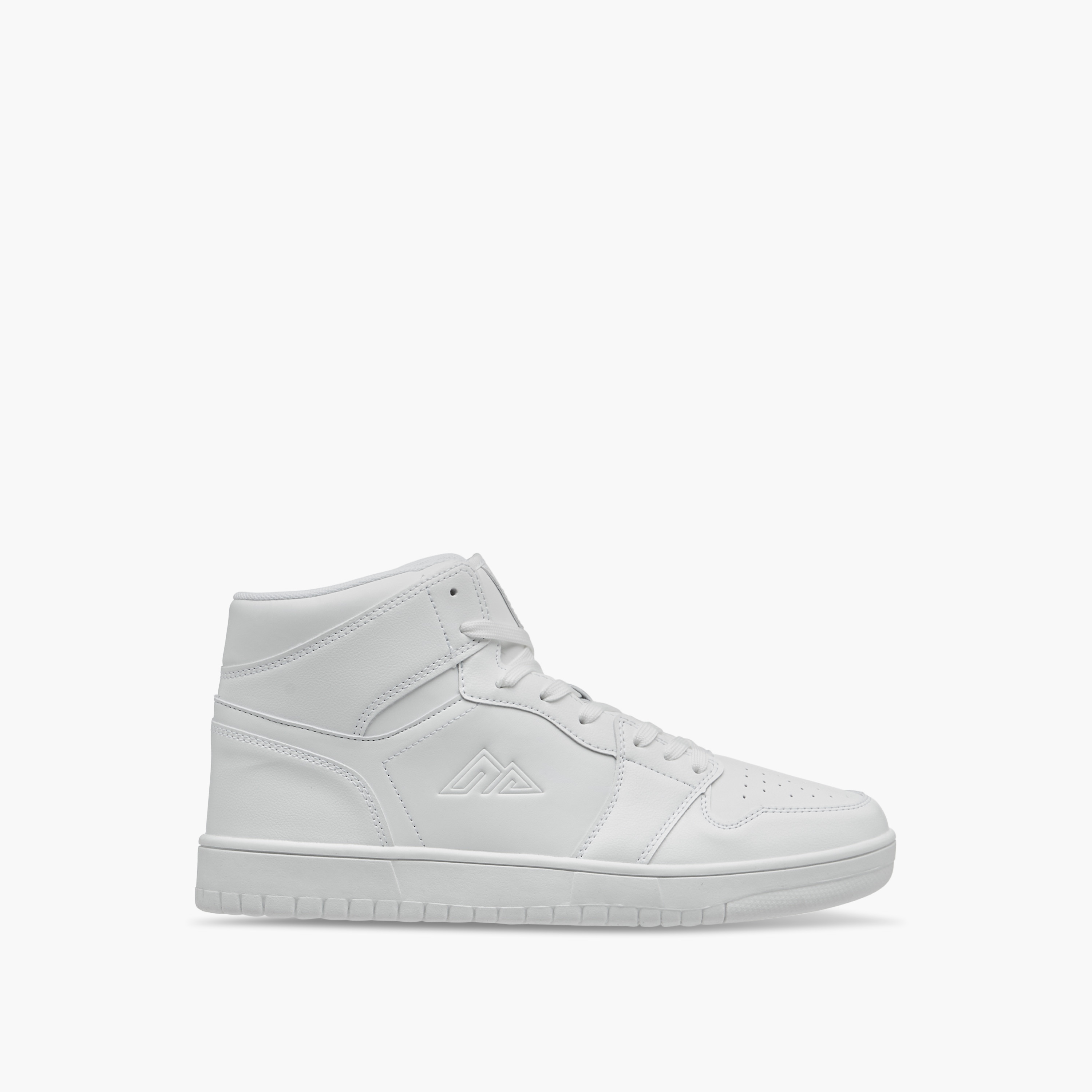 Oaklan by Shoexpress Panelled High Cut Sneakers with Lace-Up Closure-men-shoes-sneakers-image-3