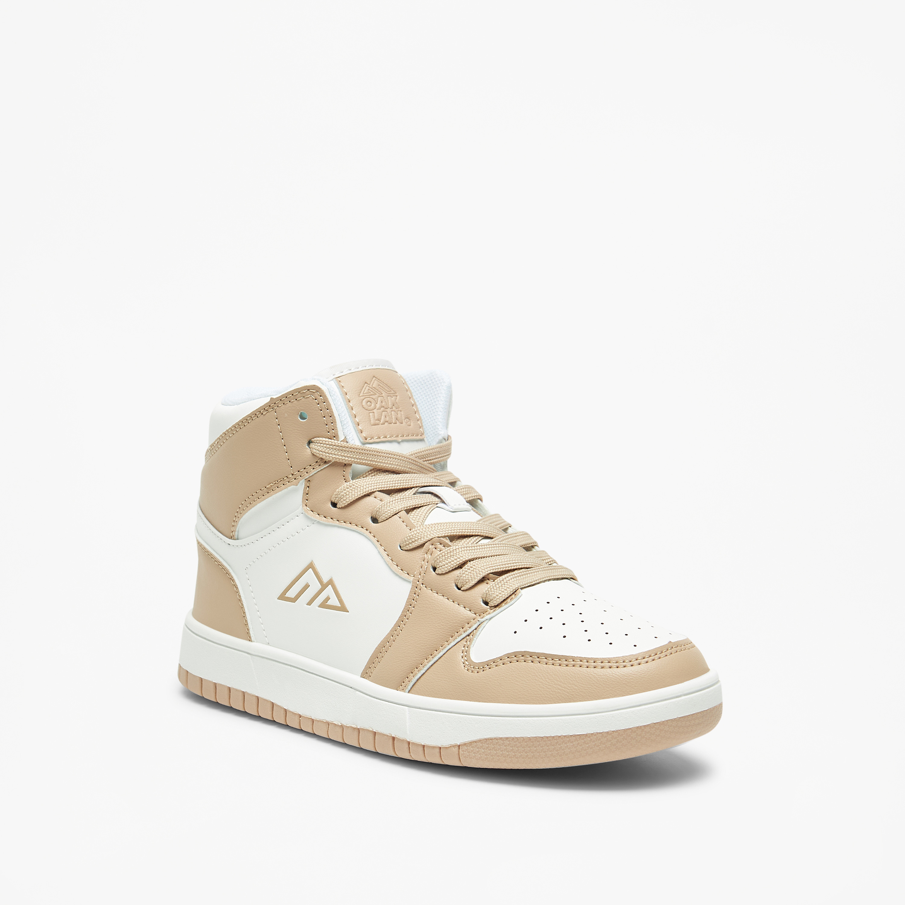 Oaklan by Shoexpress Colourblock High Top Sneakers with Lace-Up Closure-women-shoes-sneakers-image-7