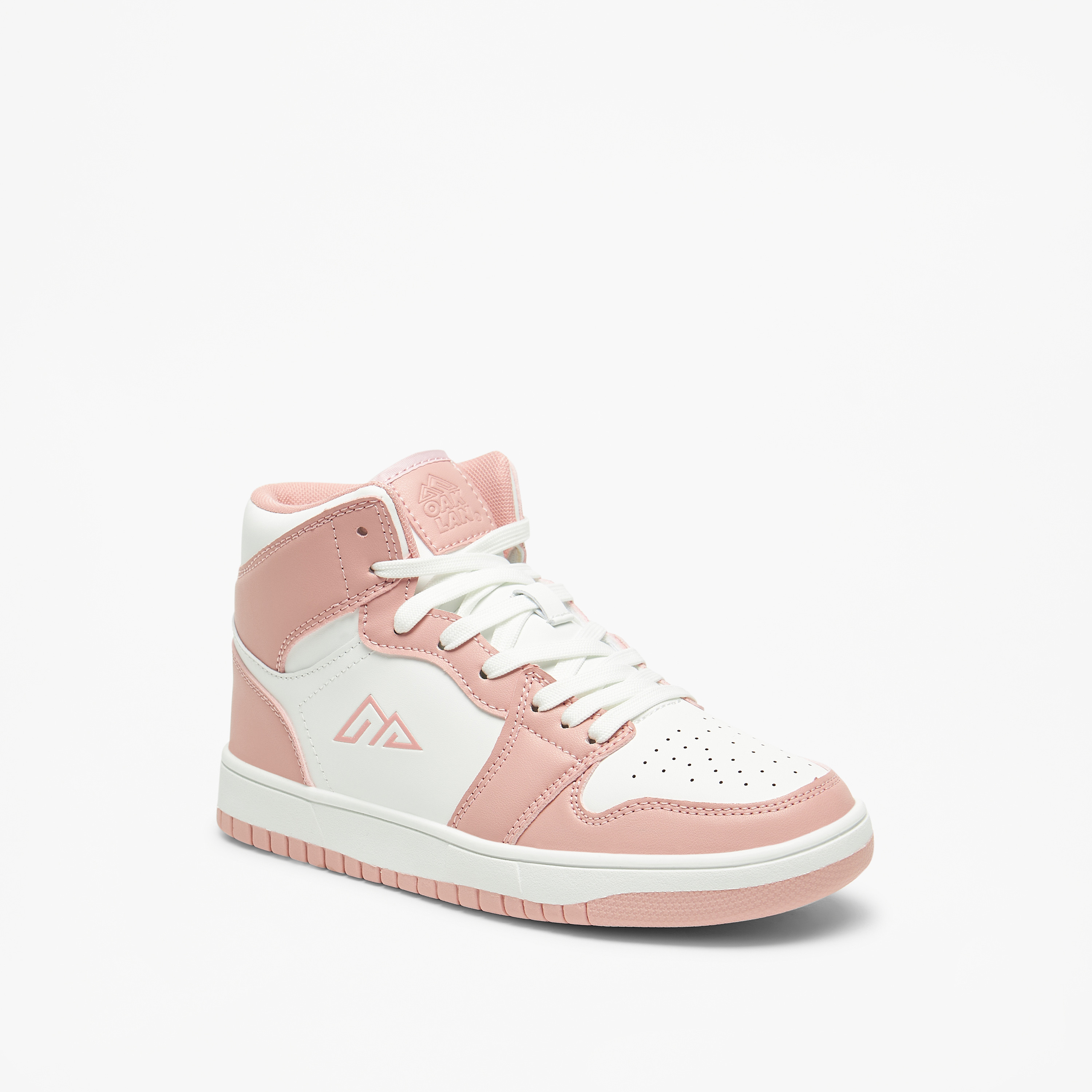 Oaklan by Shoexpress Colourblock High Top Sneakers with Lace-Up Closure-women-shoes-sneakers-image-12