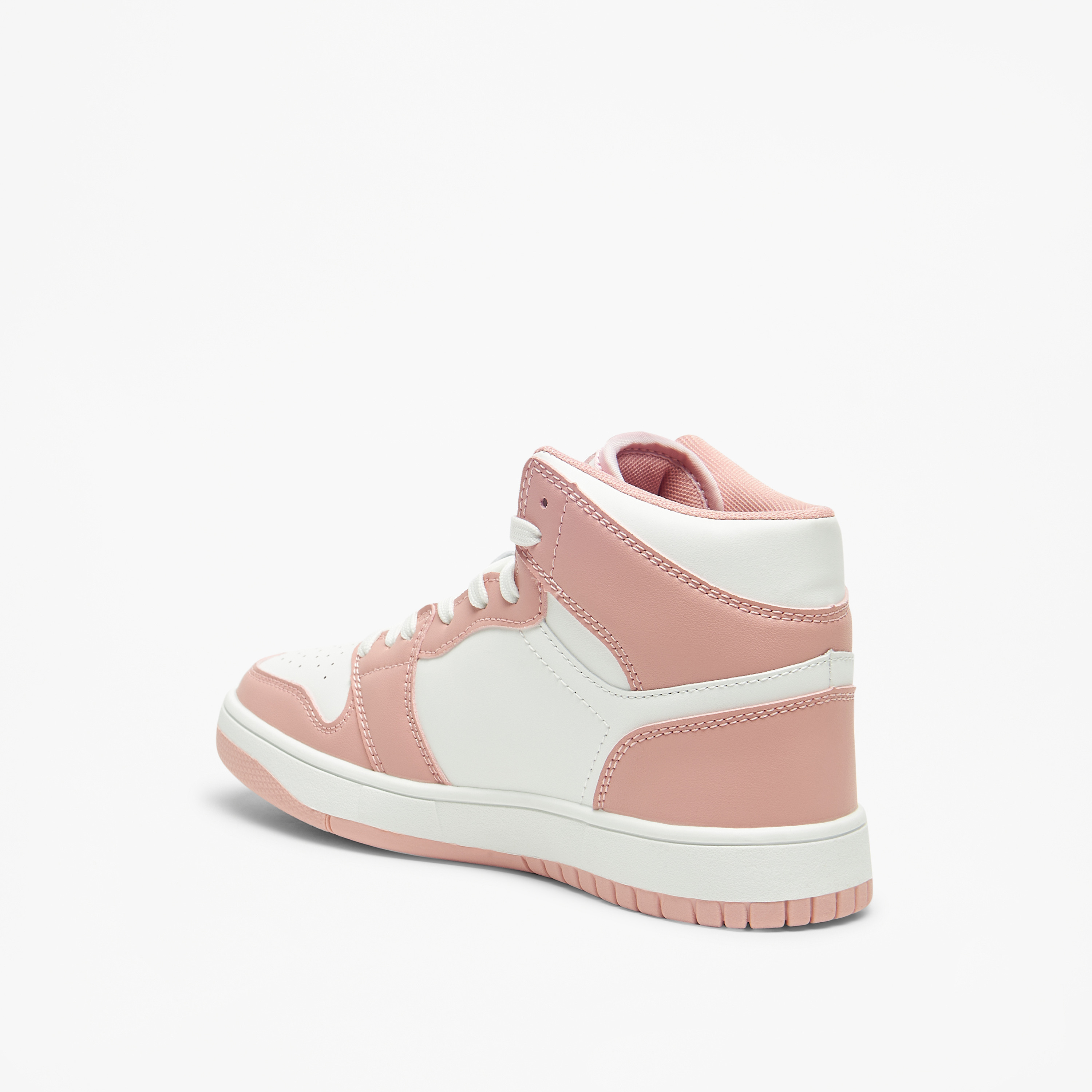 Oaklan by Shoexpress Colourblock High Top Sneakers with Lace-Up Closure-women-shoes-sneakers-image-13