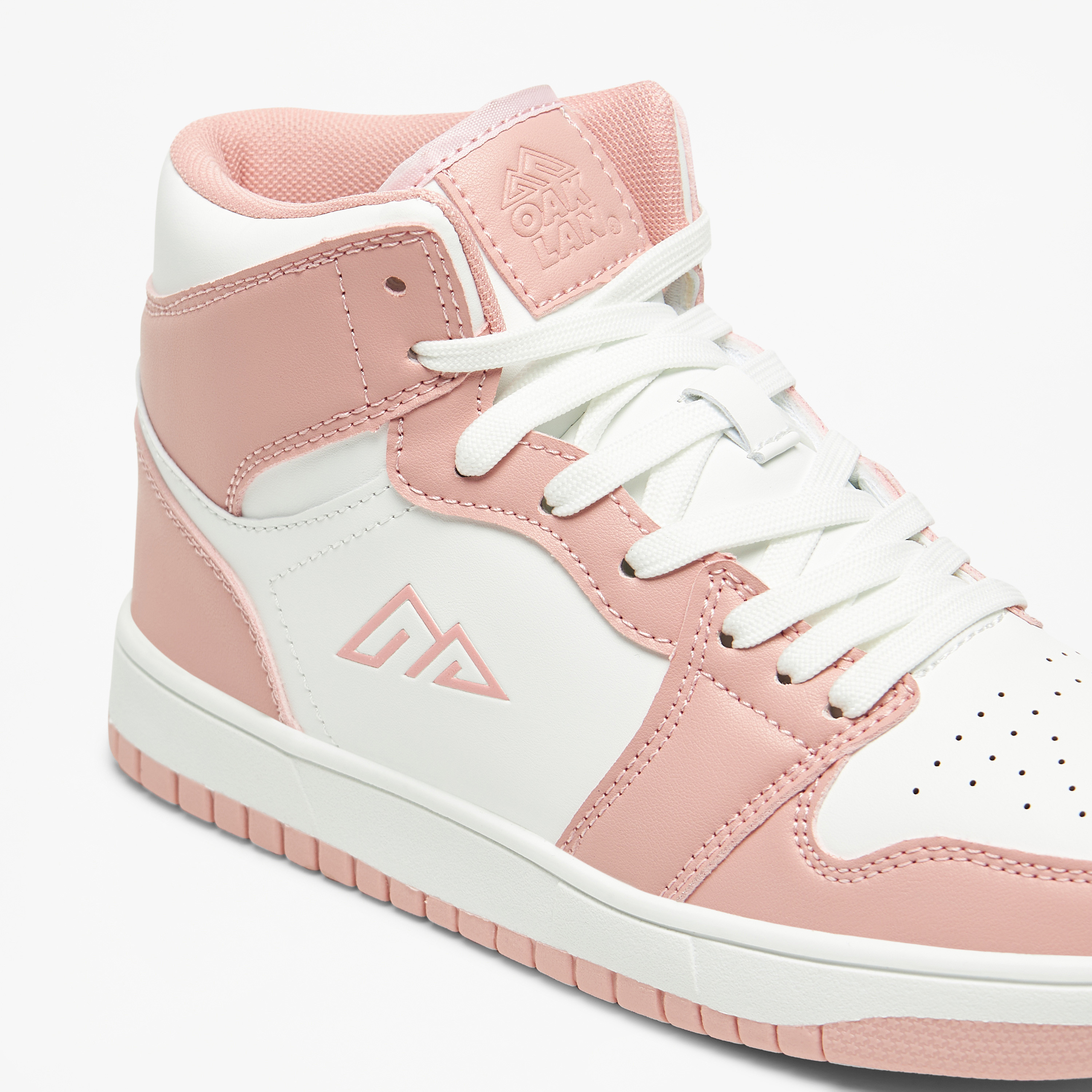 Oaklan by Shoexpress Colourblock High Top Sneakers with Lace-Up Closure-women-shoes-sneakers-image-15