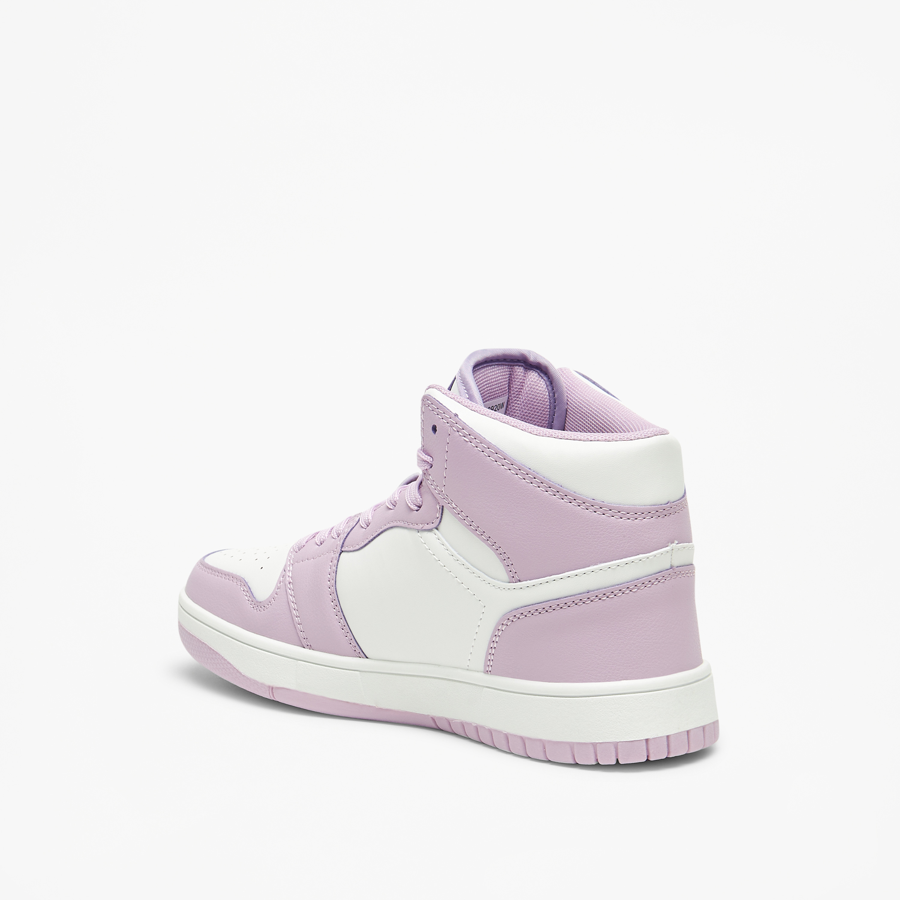 Oaklan by Shoexpress Colourblock High Top Sneakers with Lace-Up Closure-women-shoes-sneakers-image-3