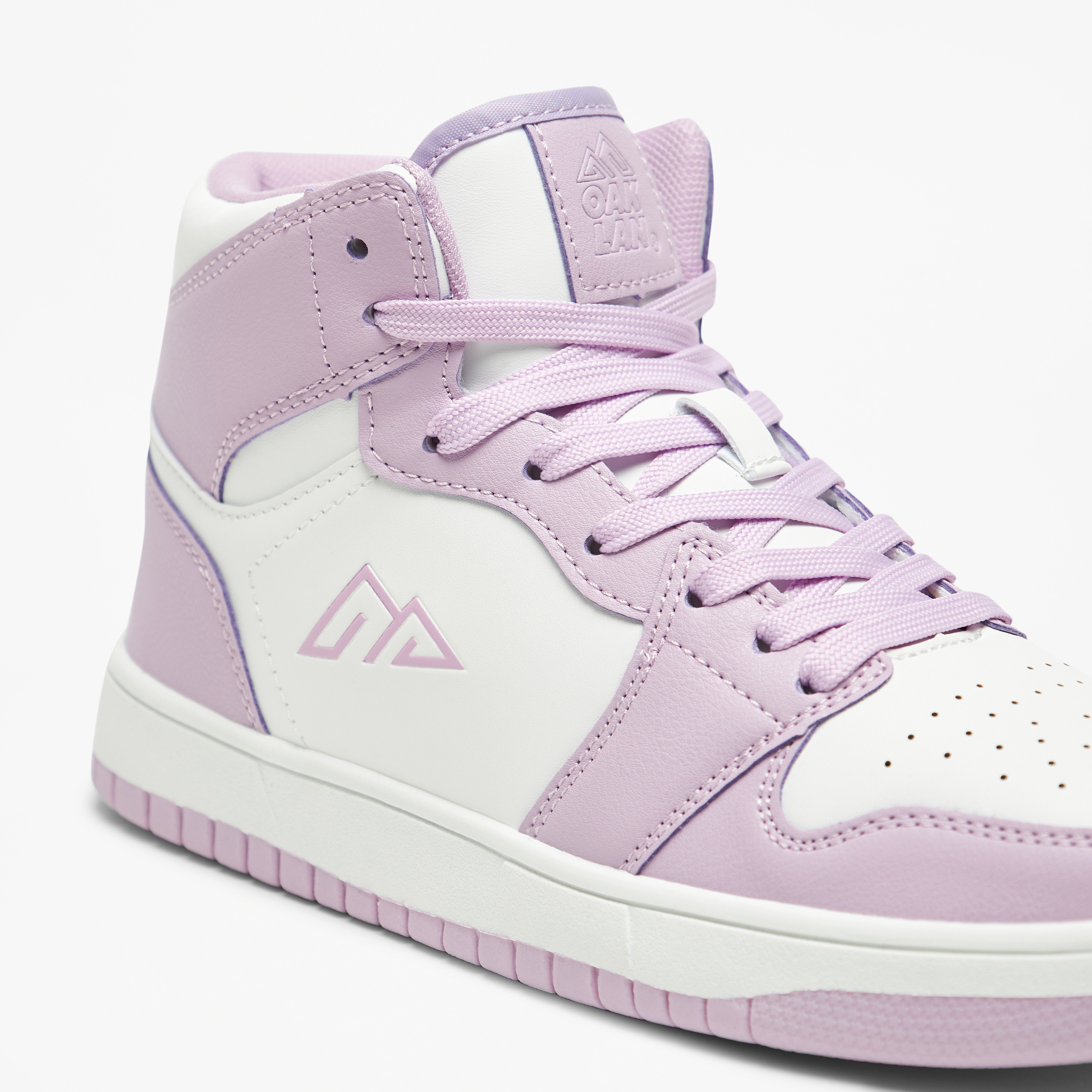 Oaklan by Shoexpress Colourblock High Top Sneakers with Lace-Up Closure-women-shoes-sneakers-image-5