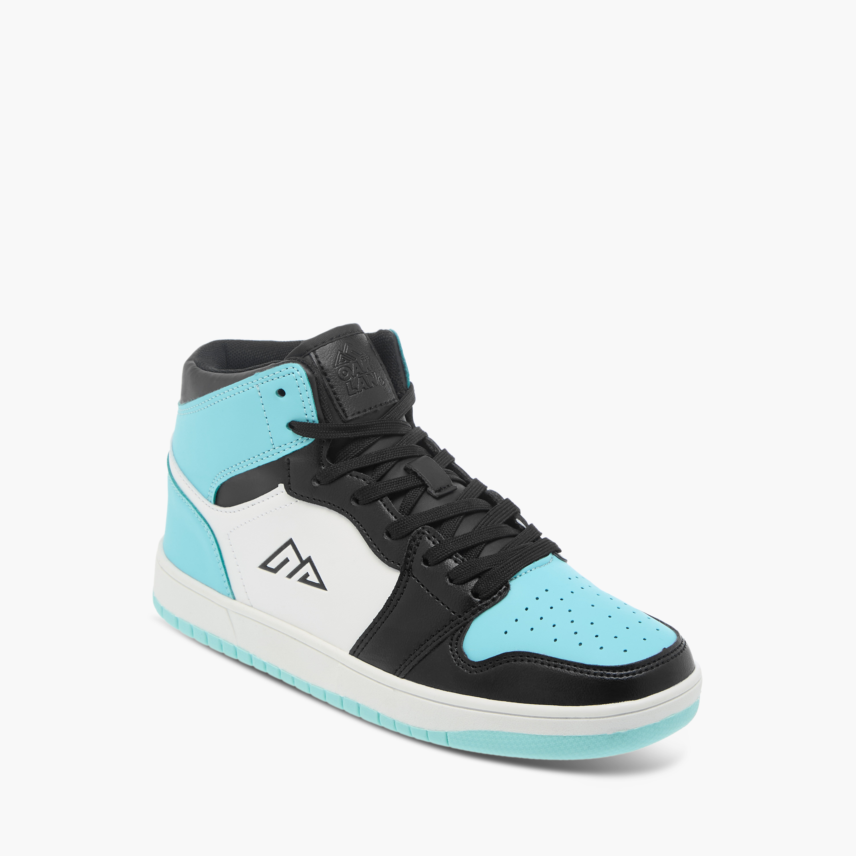 Oaklan by Shoexpress Colourblock High Top Sneakers with Lace-Up Closure-women-shoes-sneakers-image-17