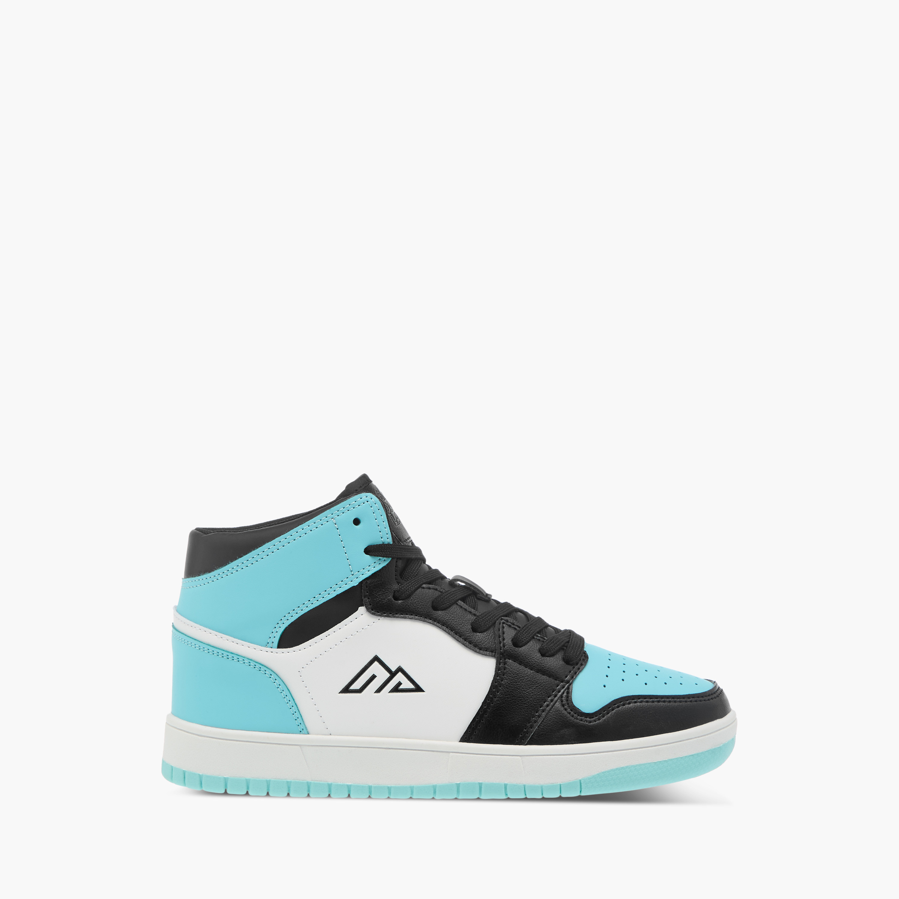 Oaklan by Shoexpress Colourblock High Top Sneakers with Lace-Up Closure-women-shoes-sneakers-image-18