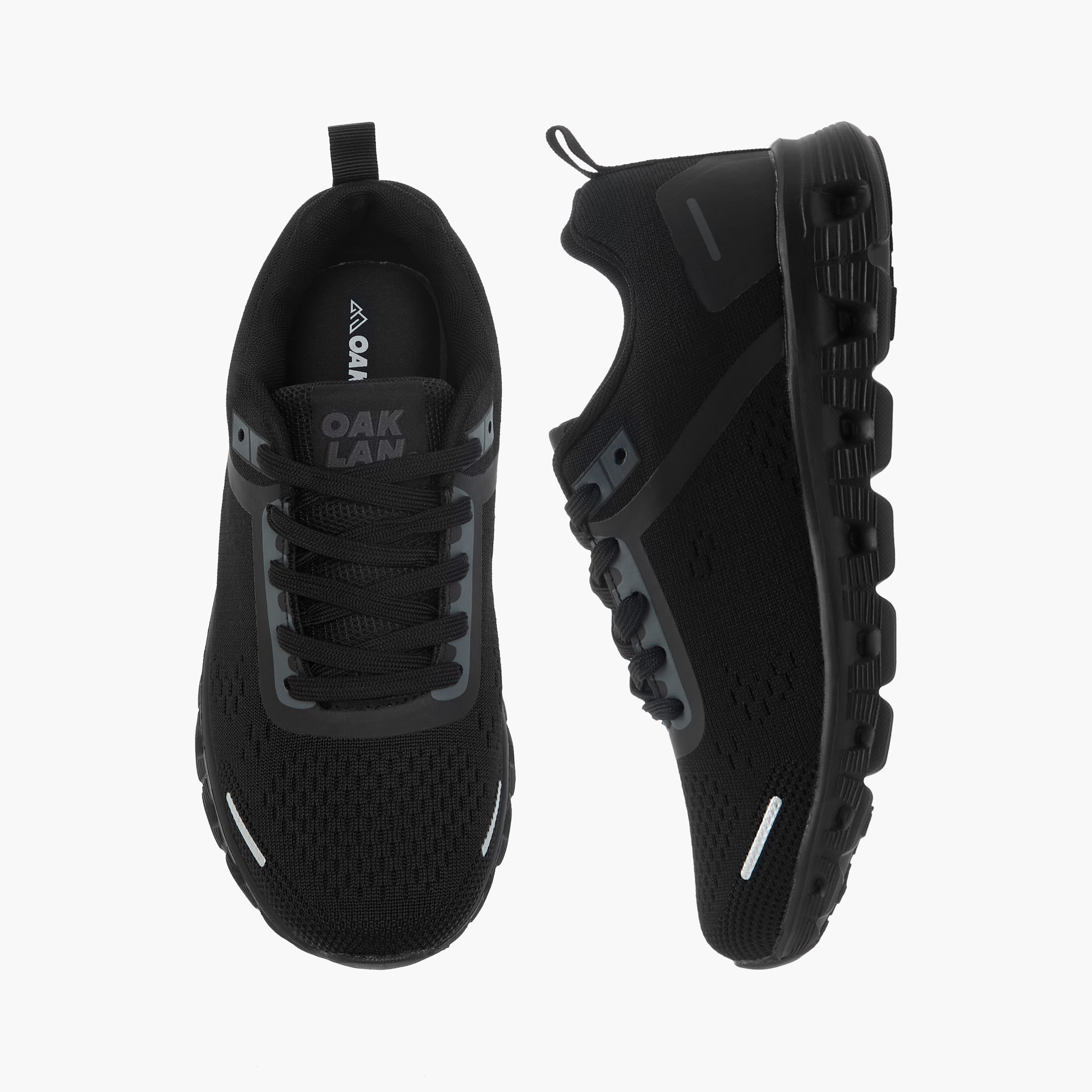 Oaklan by Shoexpress Textured Sports Shoes with Lace-Up Closure-sports-women-shoes-image-1