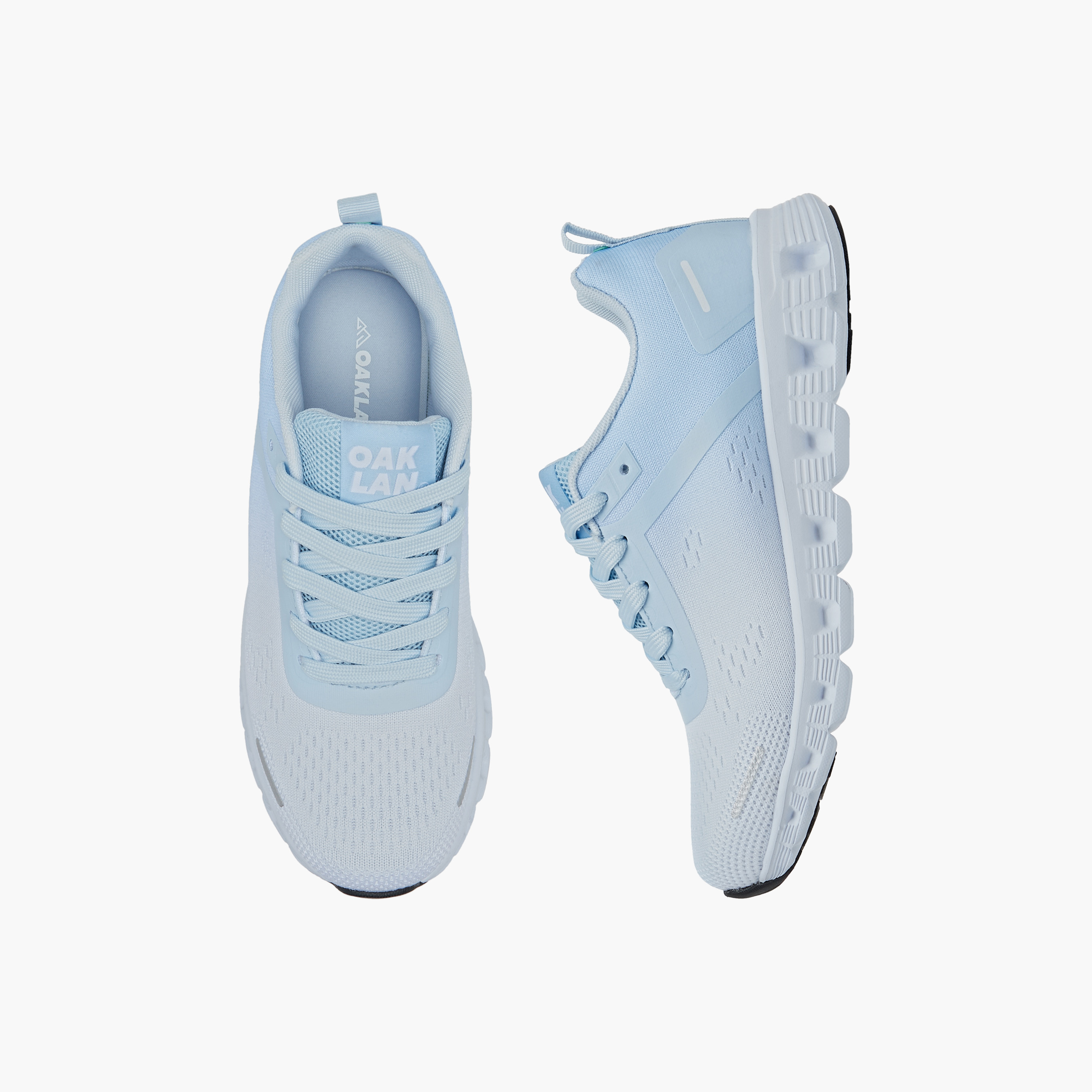 Oaklan by Shoexpress Textured Sports Shoes with Lace-Up Closure-sports-women-shoes-image-1