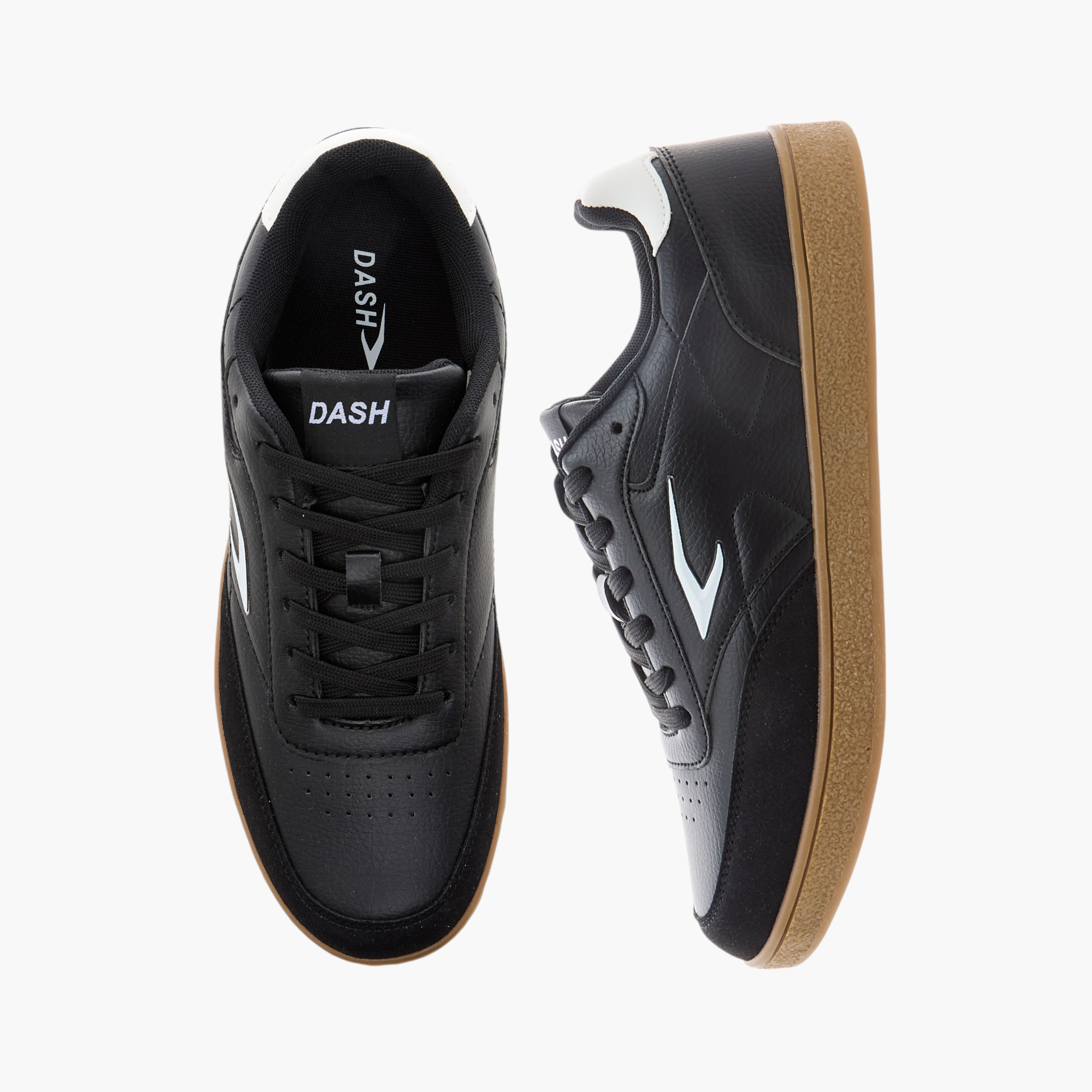 Dash Panelled Lace-Up Sneakers-men-shoes-sneakers-image-1