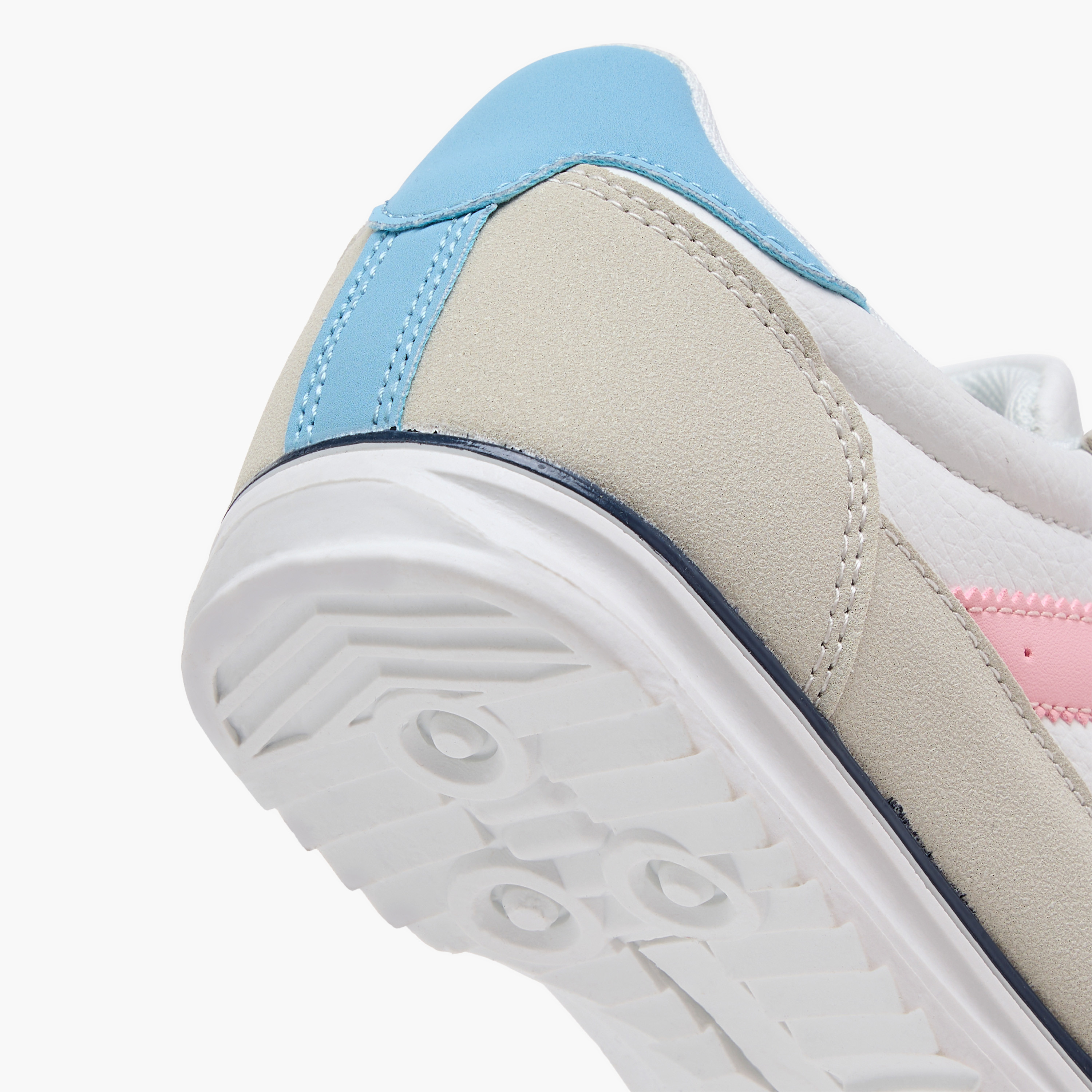 Dash Panelled Sneakers with Hook and Loop Closure-girls-shoes-sneakers-image-5