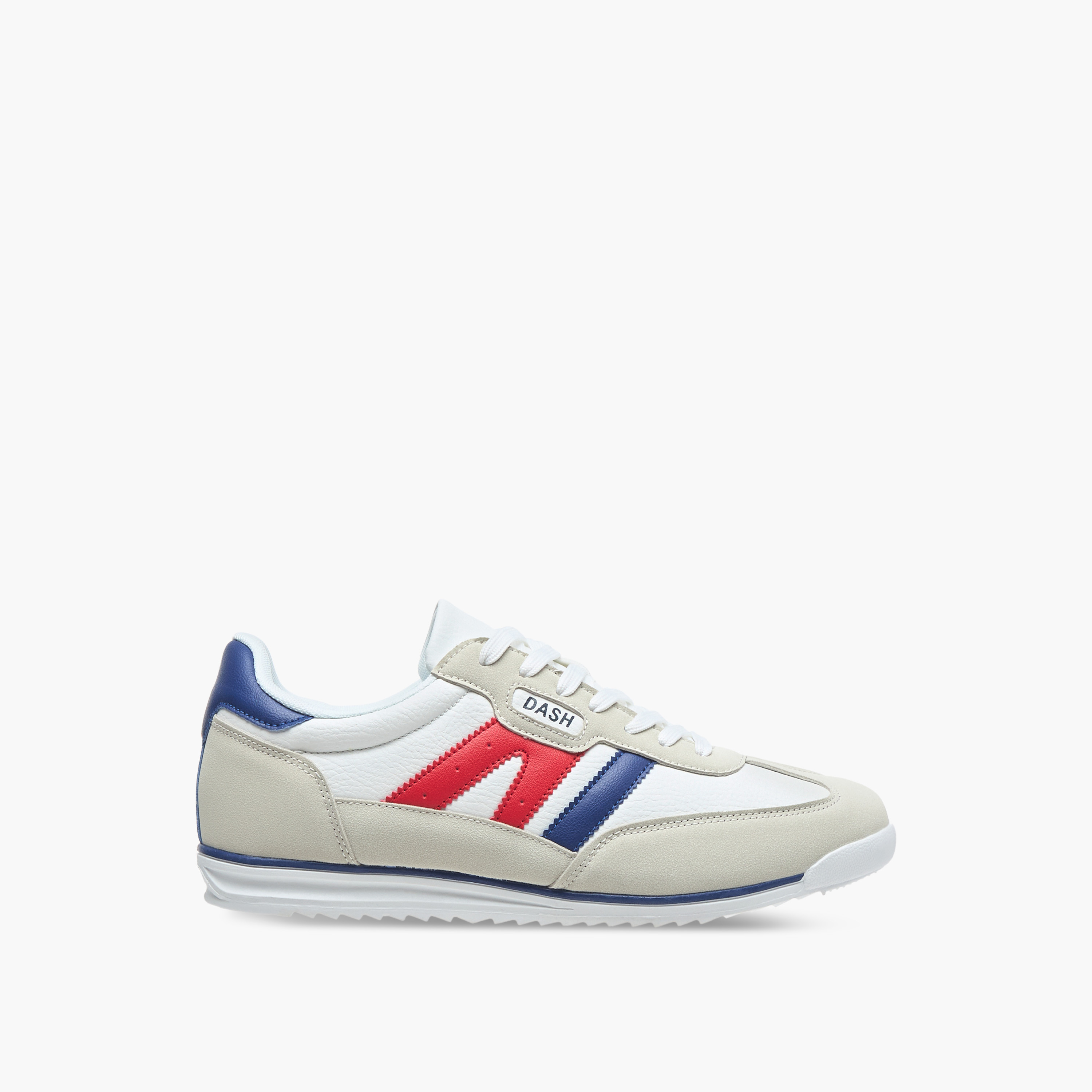 حذاء سنيكرز برباط إغلاق وتفاصيل الشعار من داش-men-shoes-sneakers-image-3