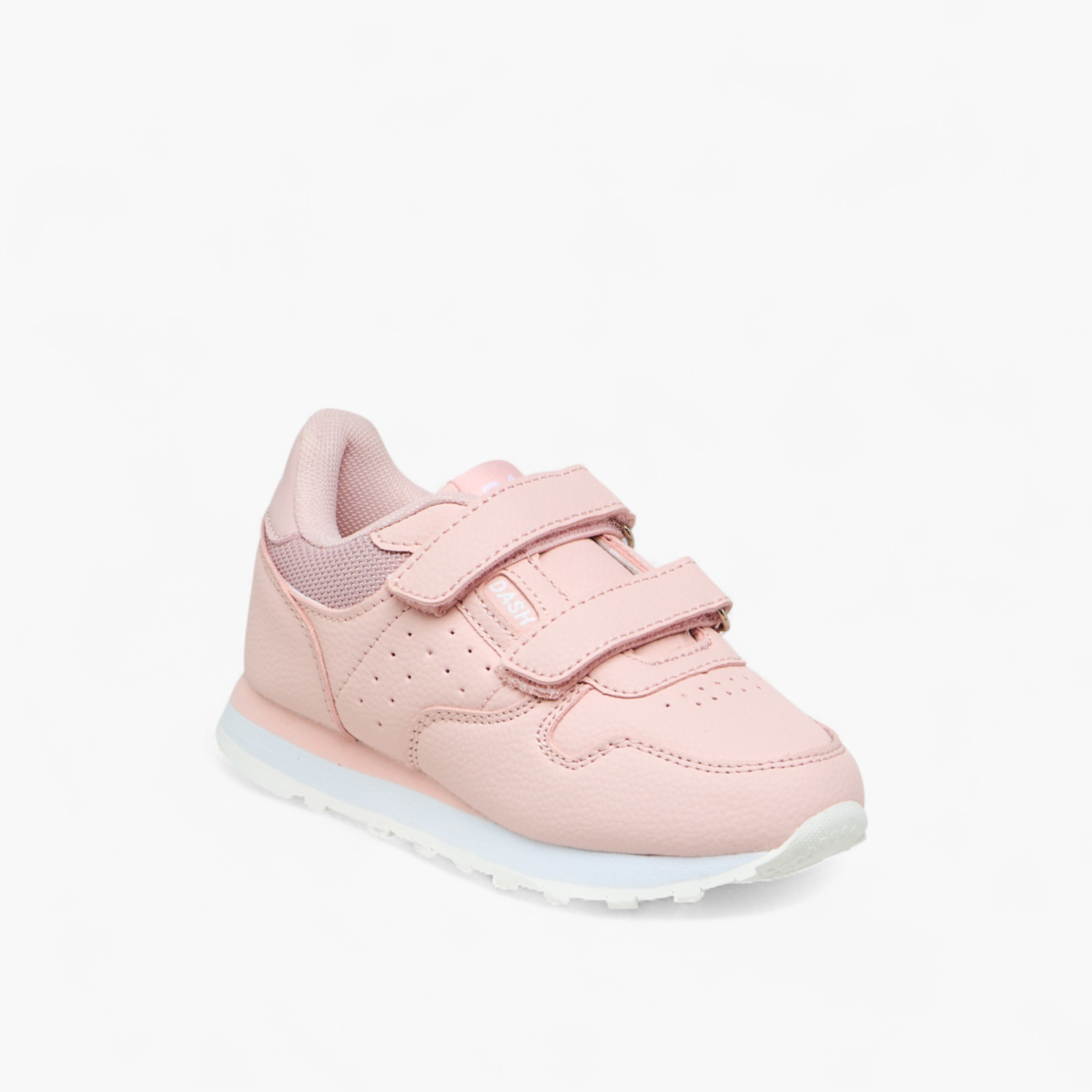Dash Panelled Sneakers with Hook and Loop Closure-girls-shoes-sneakers-image-2