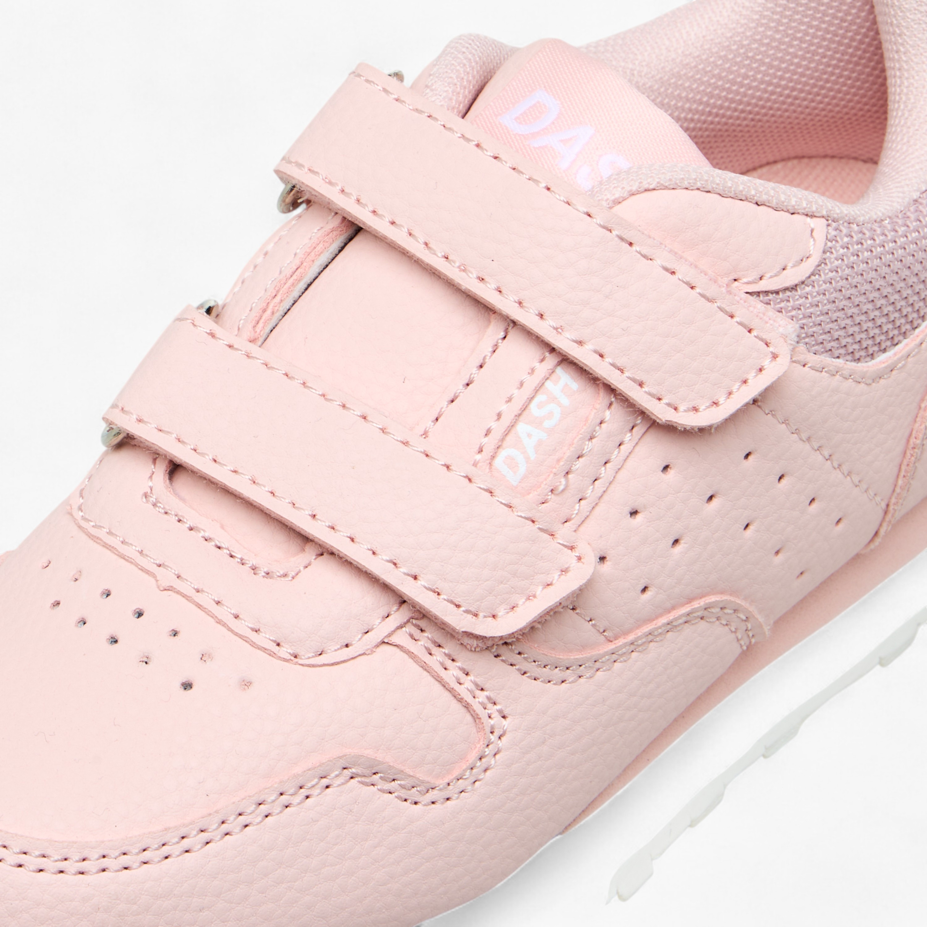 Dash Panelled Sneakers with Hook and Loop Closure-girls-shoes-sneakers-image-4