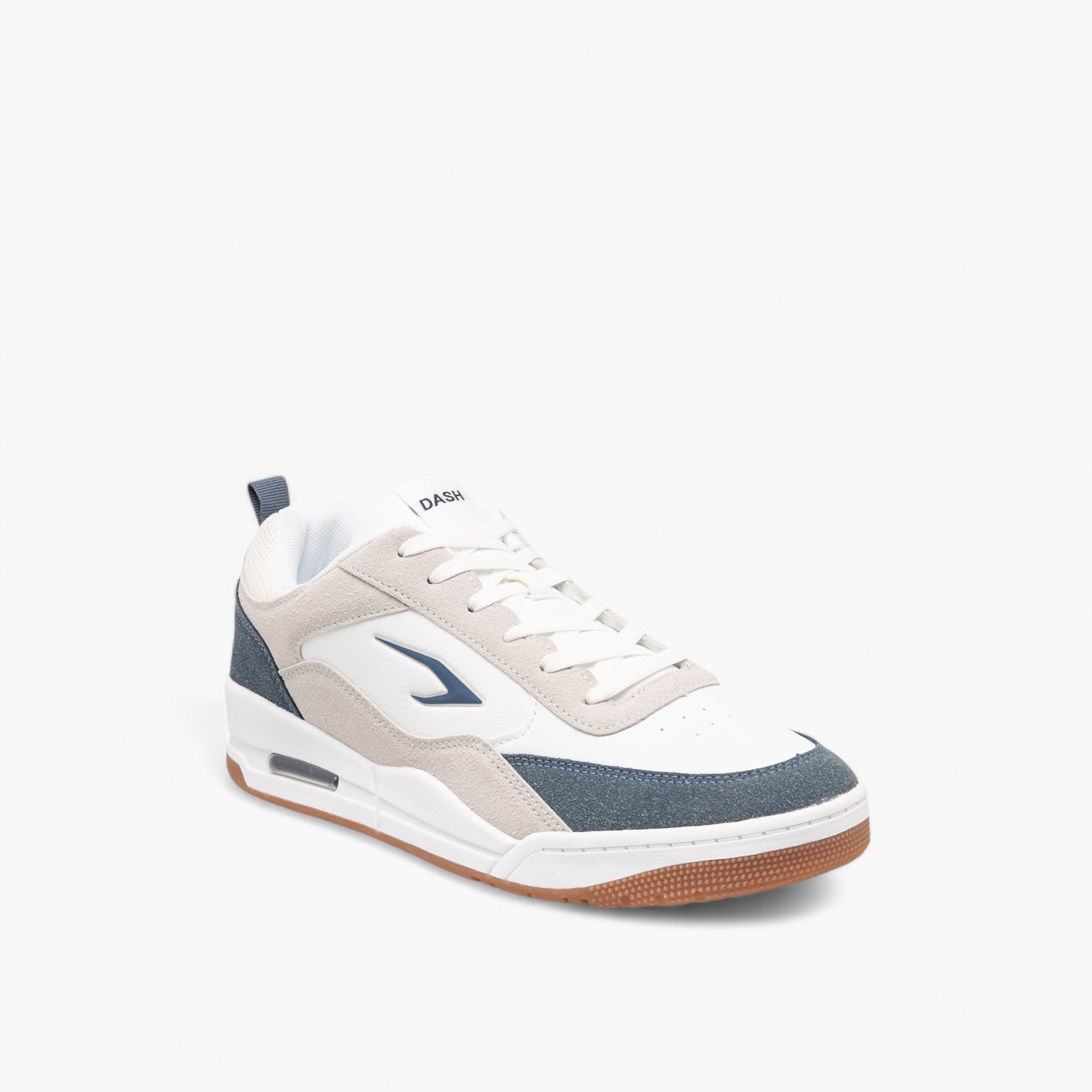 Dash Panelled Sneakers with Lace-Up Closure-men-shoes-sneakers-image-2