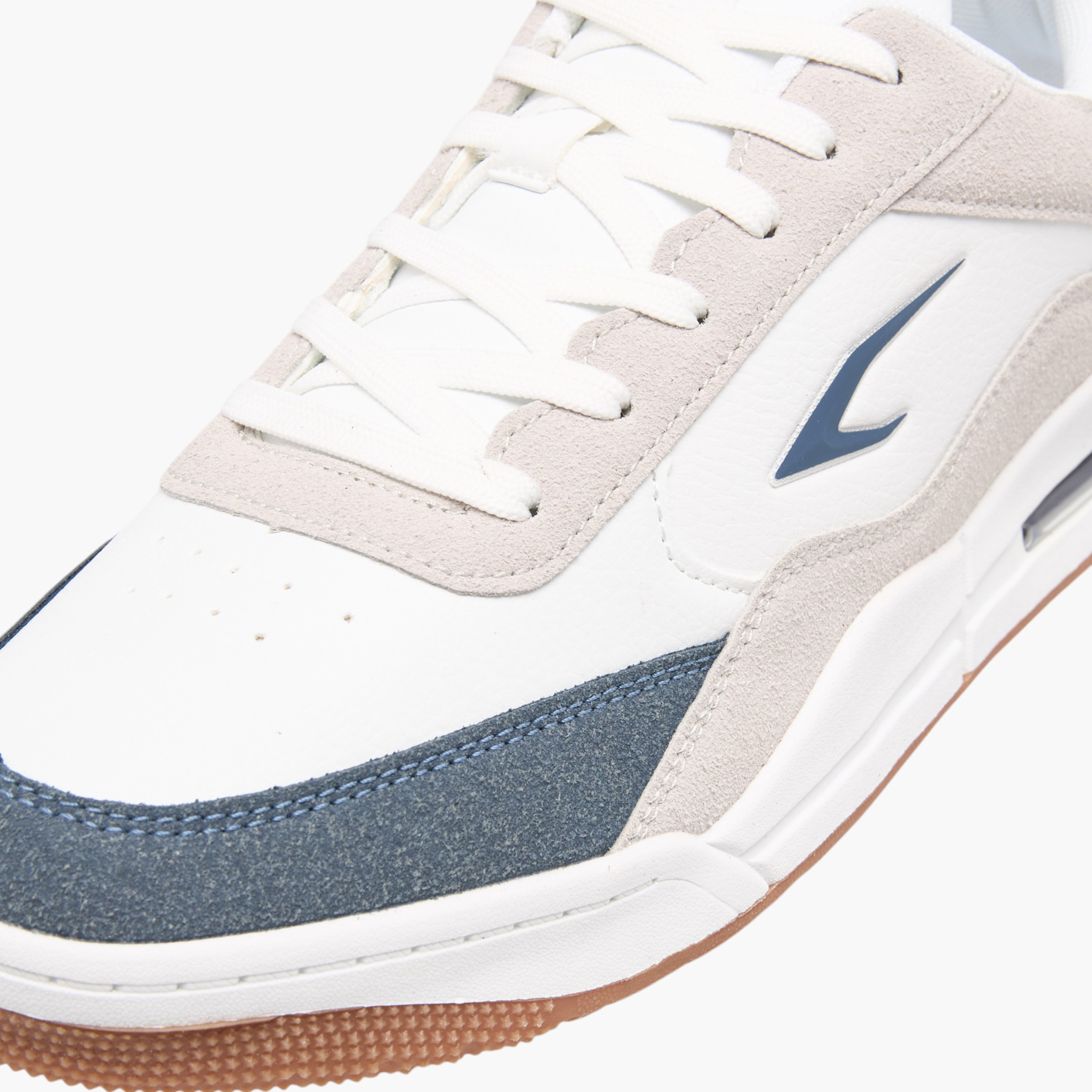Dash Panelled Sneakers with Lace-Up Closure-men-shoes-sneakers-image-4
