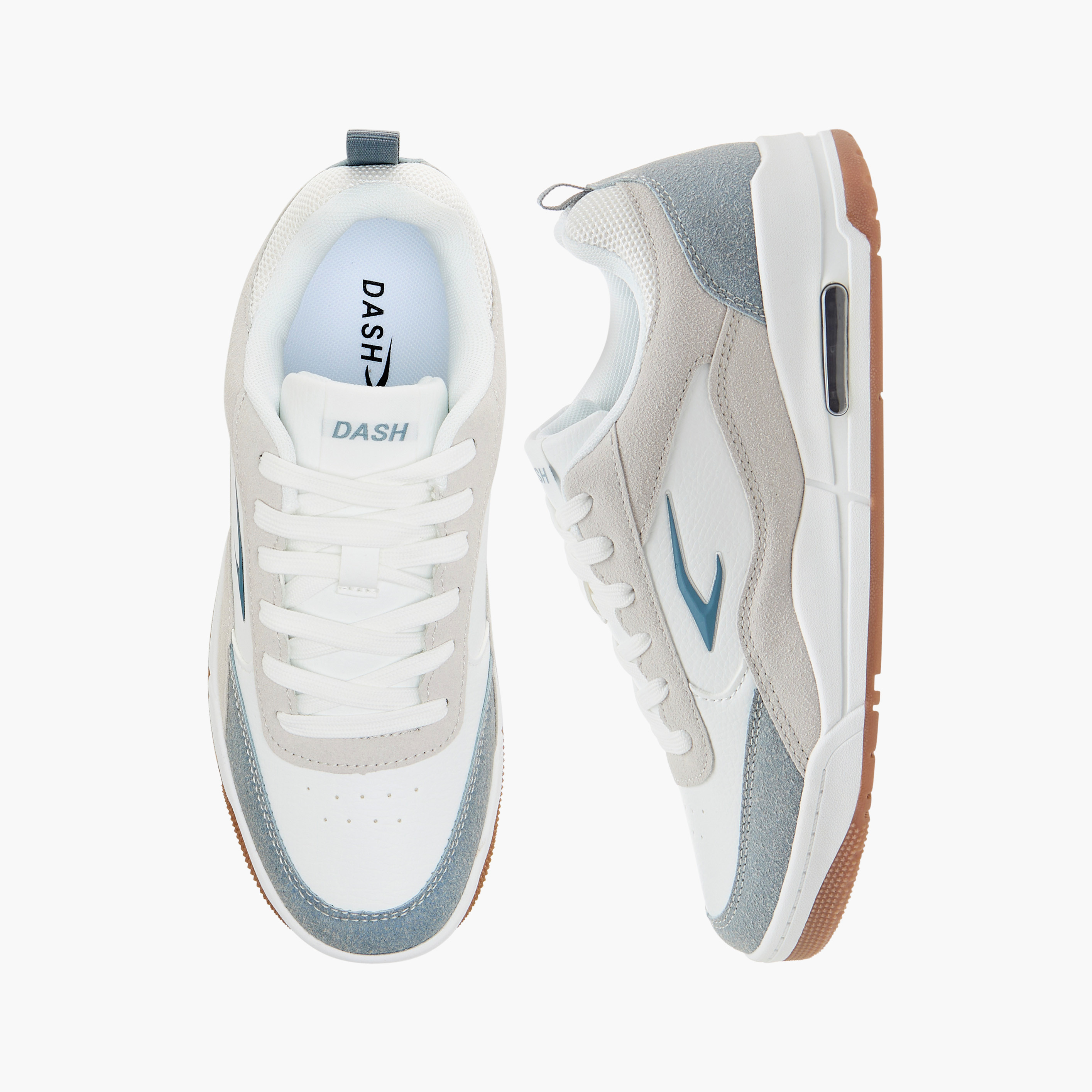 Dash Logo Detailed Sneakers with Lace-Up Closure-women-shoes-sneakers-image-1