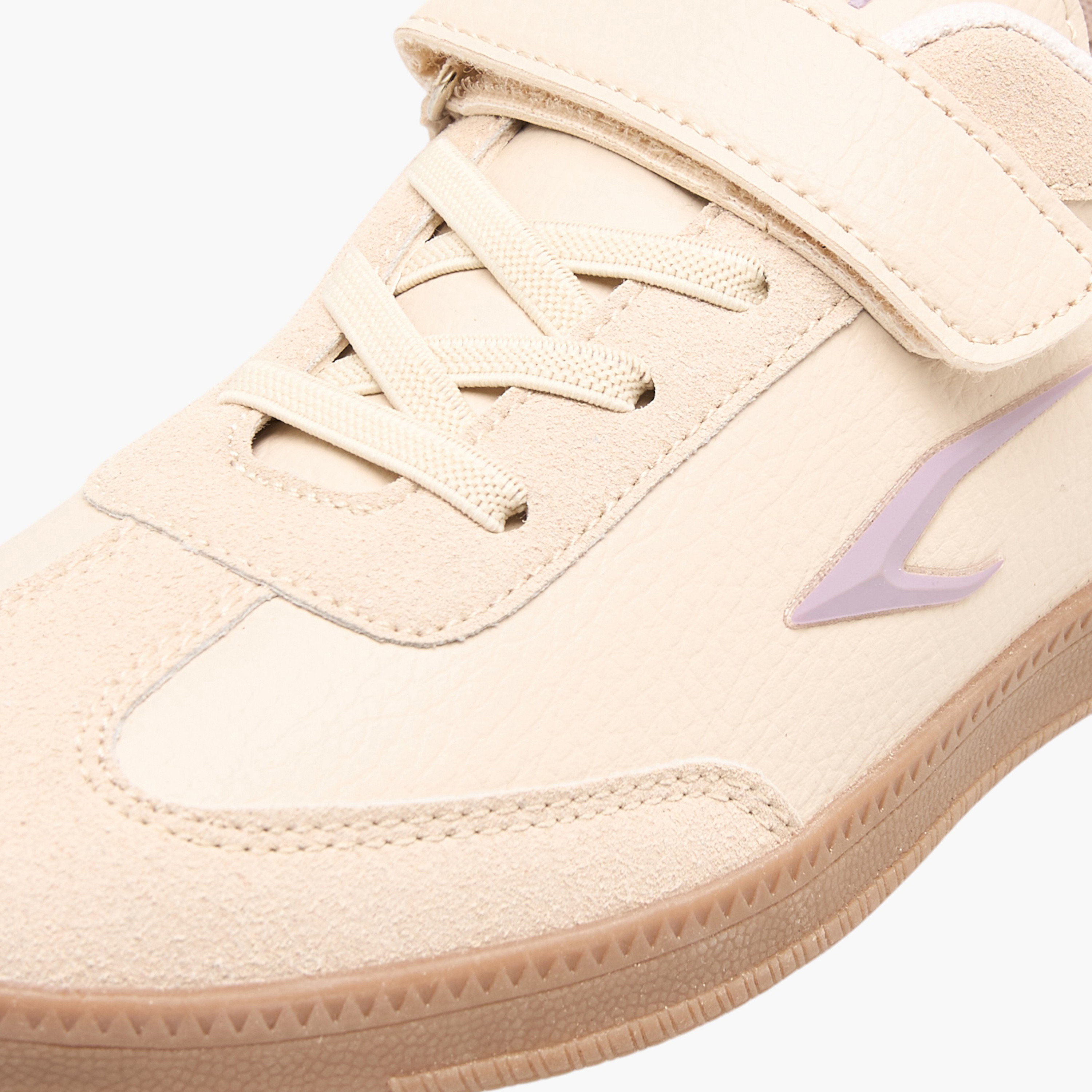 Dash Panelled Sneakers with Hook and Loop Closure-girls-shoes-sneakers-image-4