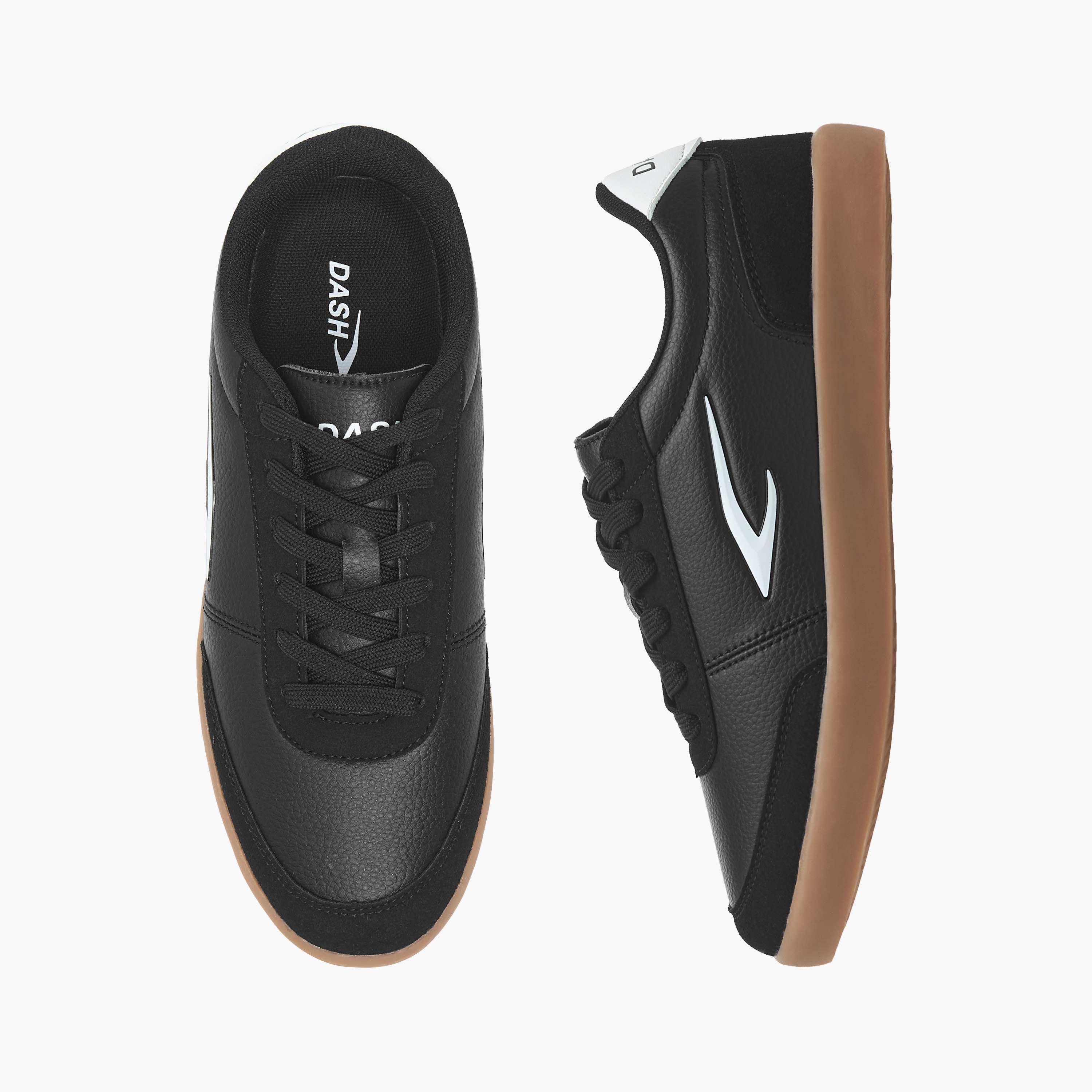 Dash Logo Detail Sneakers with Lace-Up Closure-women-shoes-sneakers-image-1