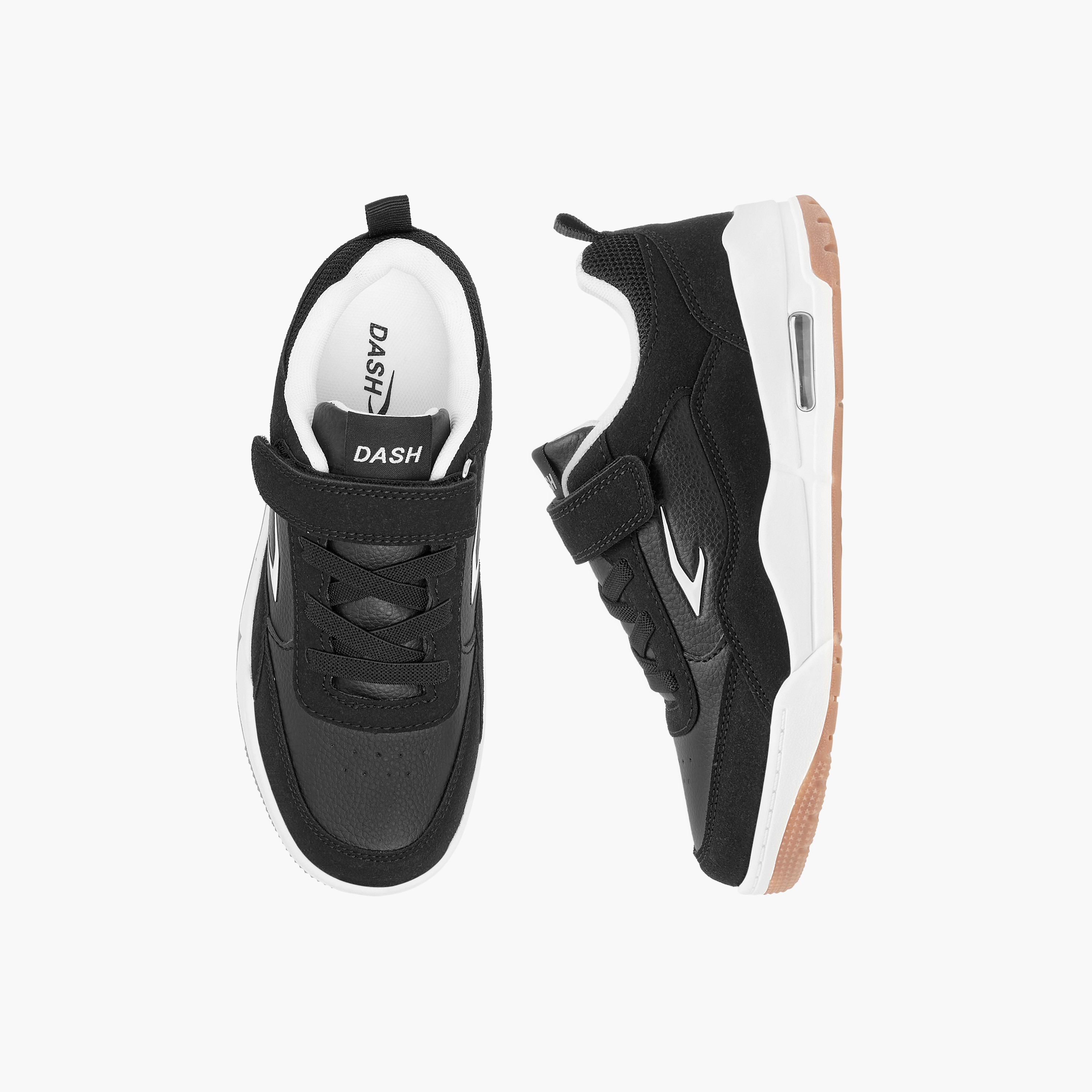 Dash Kids Hook & Loop Breathable Walking Shoes-boys-shoes-schoolshoes-image-1