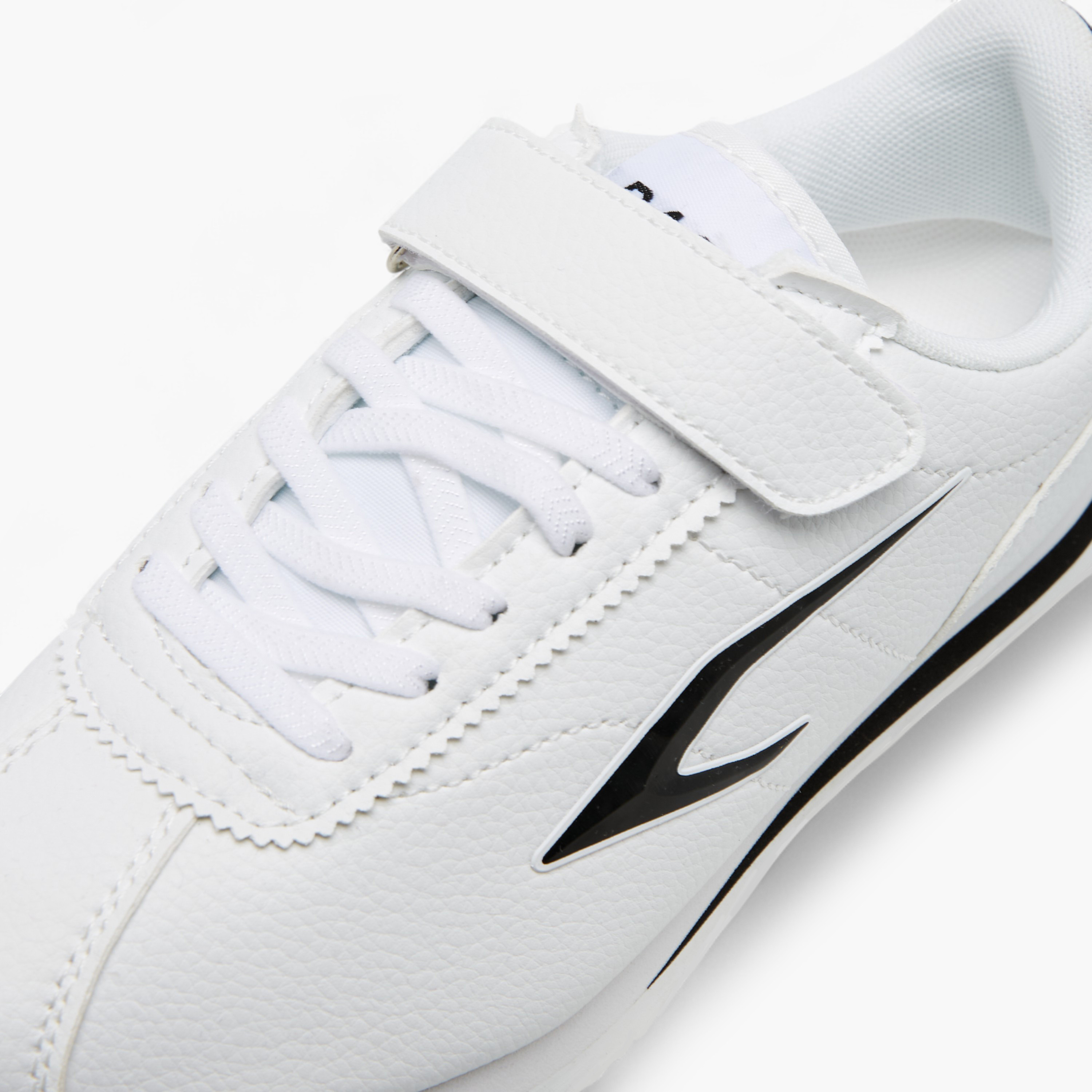 Dash Panelled Sneakers with Hook and Loop Closure-boys-shoes-sneakers-image-4