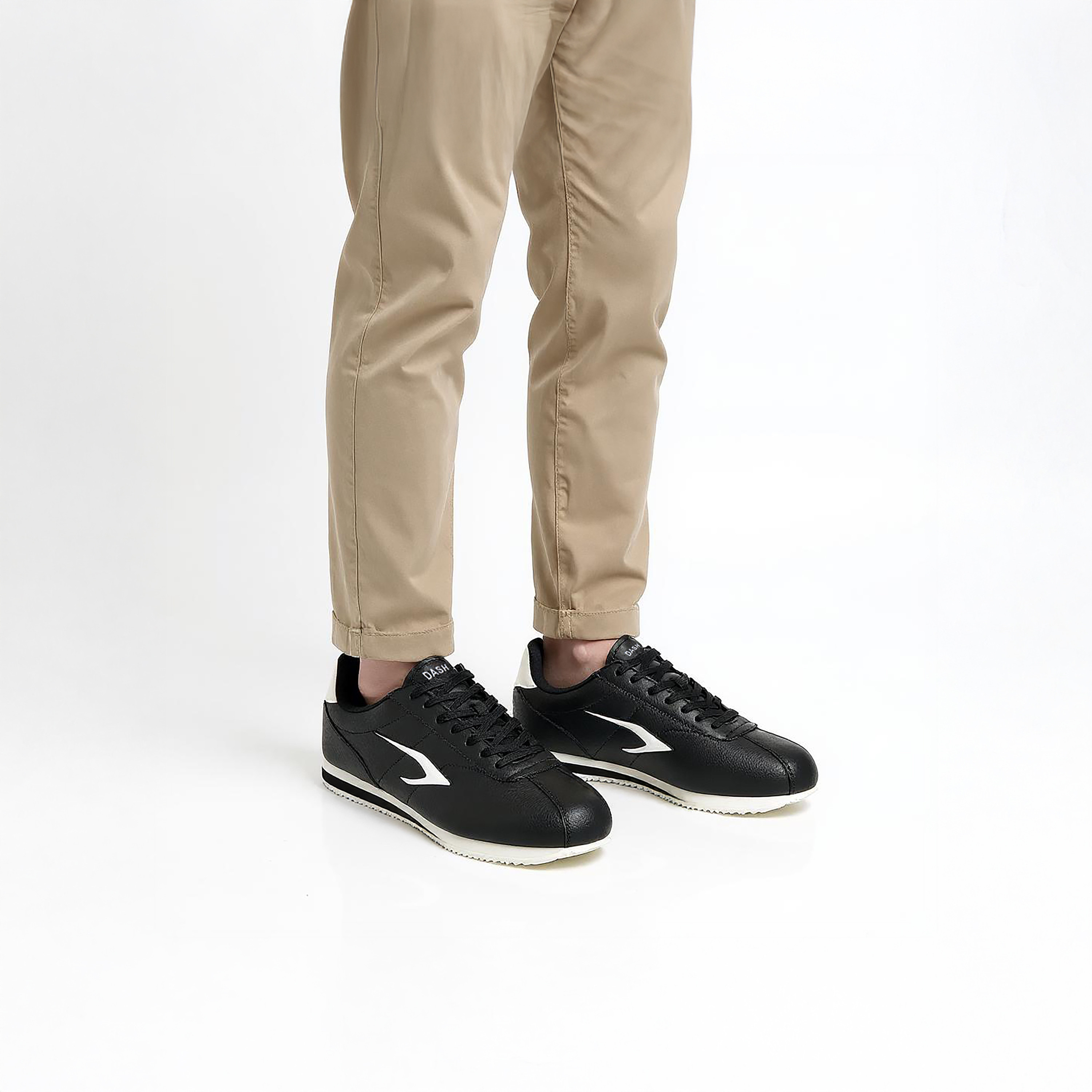 Dash Panelled Lace-Up Sneakers-men-shoes-sneakers-image-2