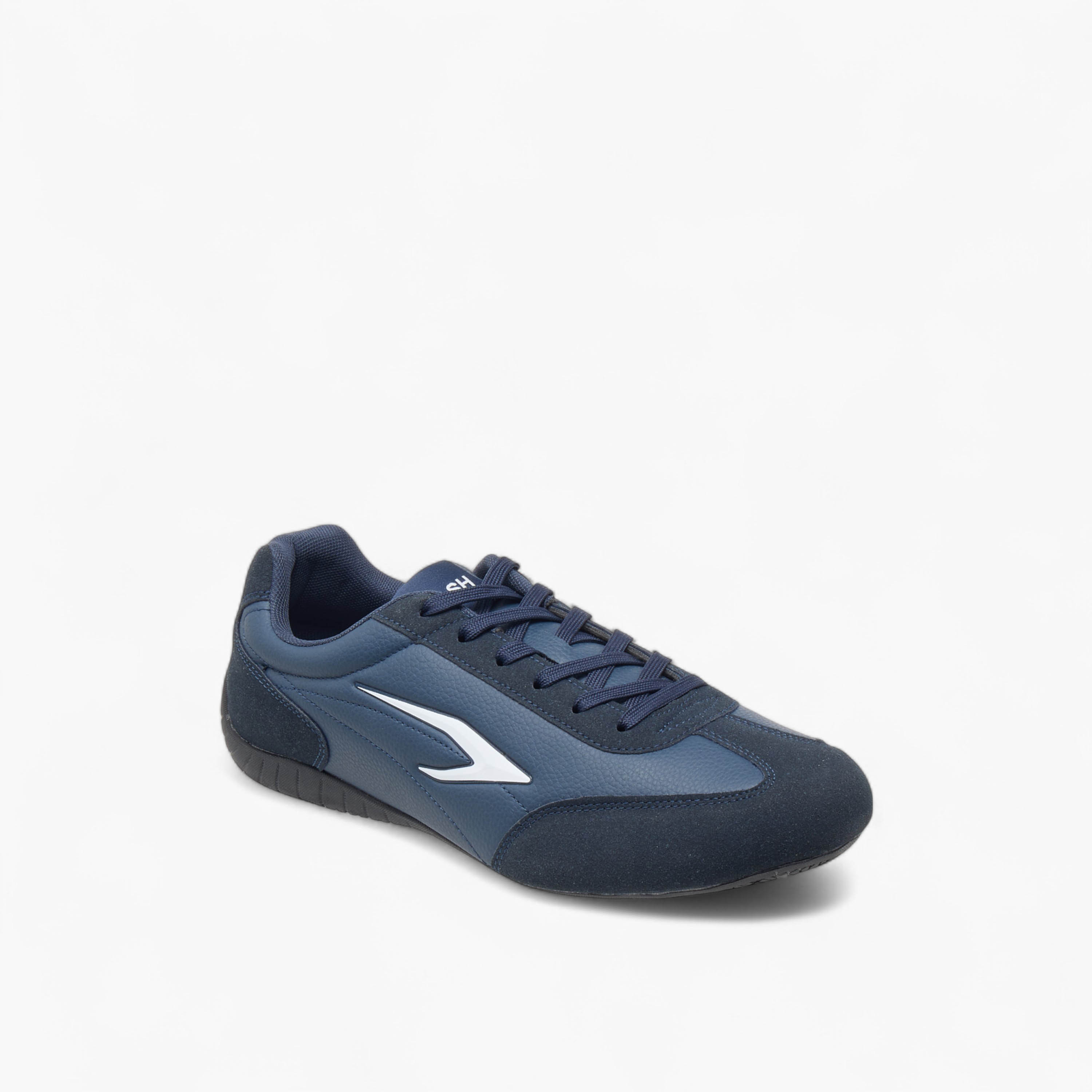 Dash Logo Detail Sneakers with Lace-Up Closure-men-shoes-sneakers-image-7