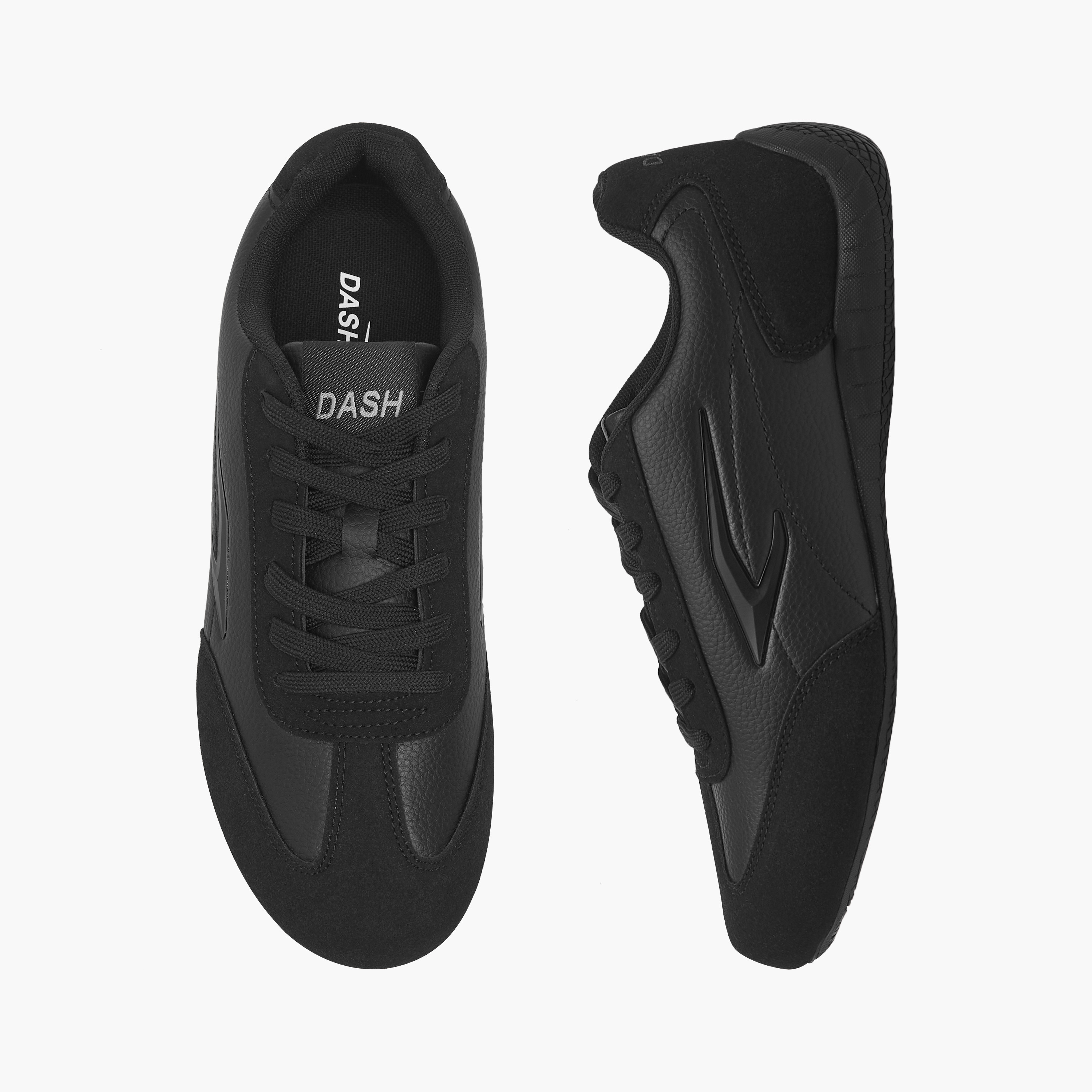 Dash Logo Detail Lace-Up Sports Shoes-women-shoes-sports-image-1