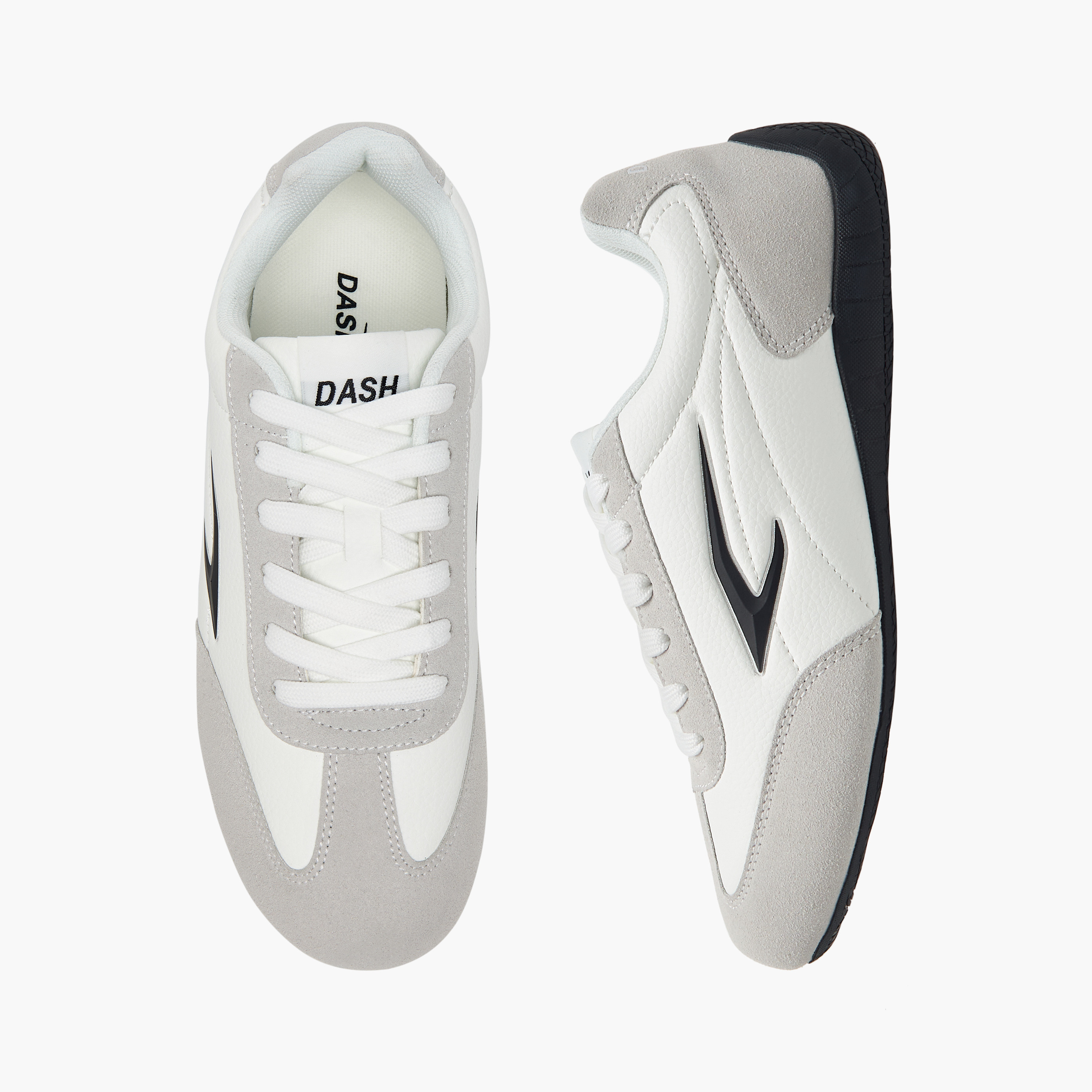 Dash Logo Detail Lace-Up Sports Shoes-women-shoes-sports-image-1