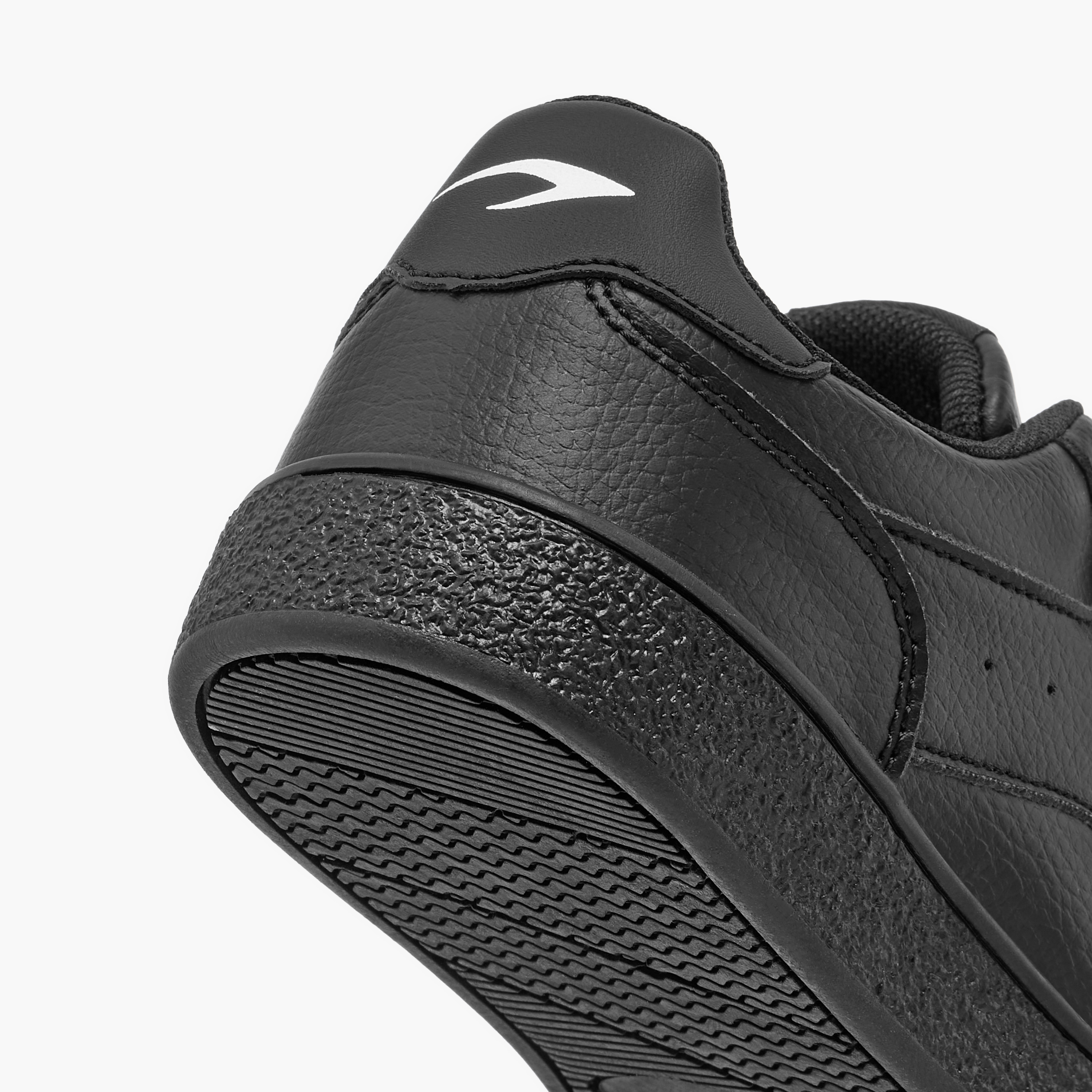 Dash Logo Detail Sneakers with Hook and Loop Closure-boys-shoes-schoolshoes-image-5