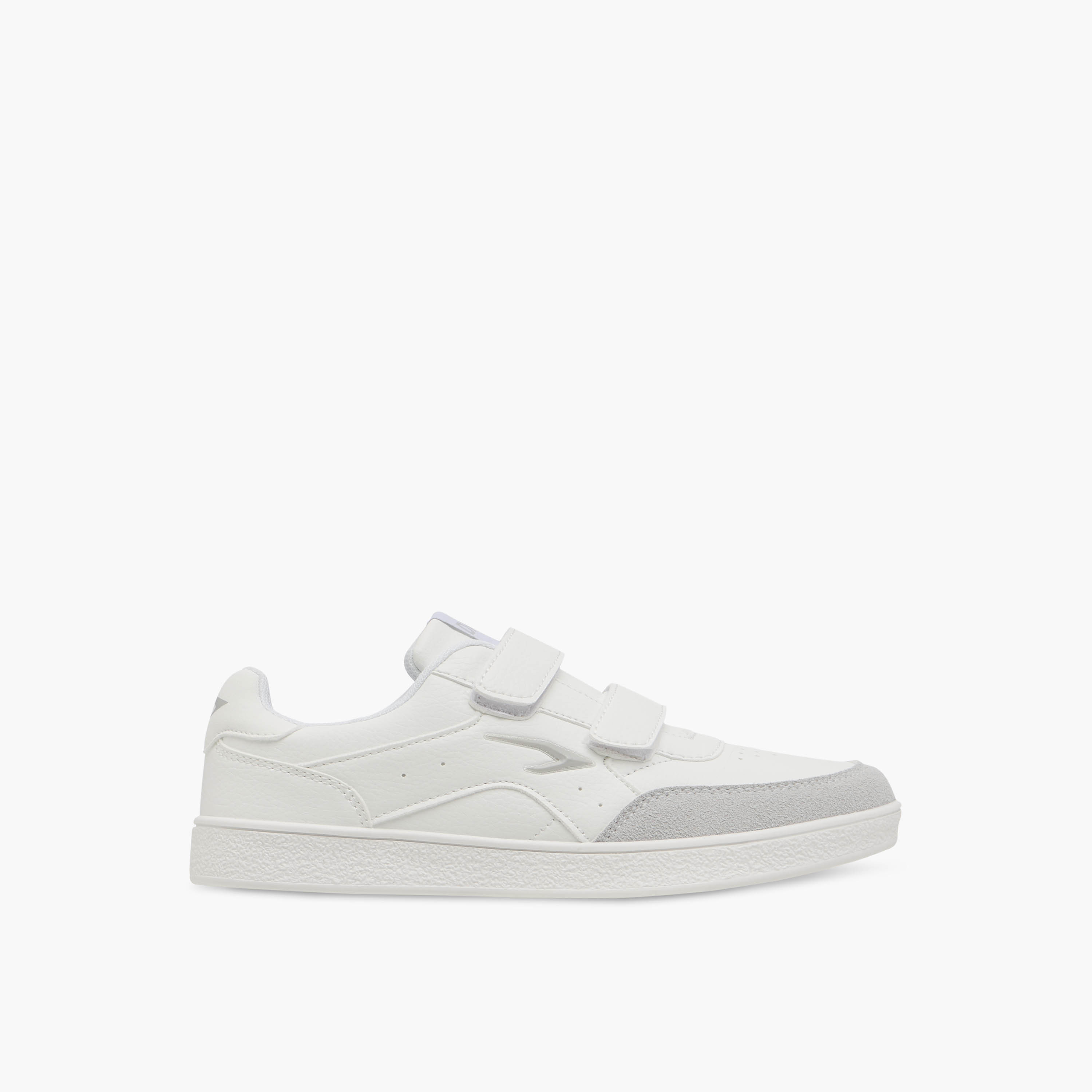 Shop Dash Logo Detail Sneakers with Hook and Loop Closure