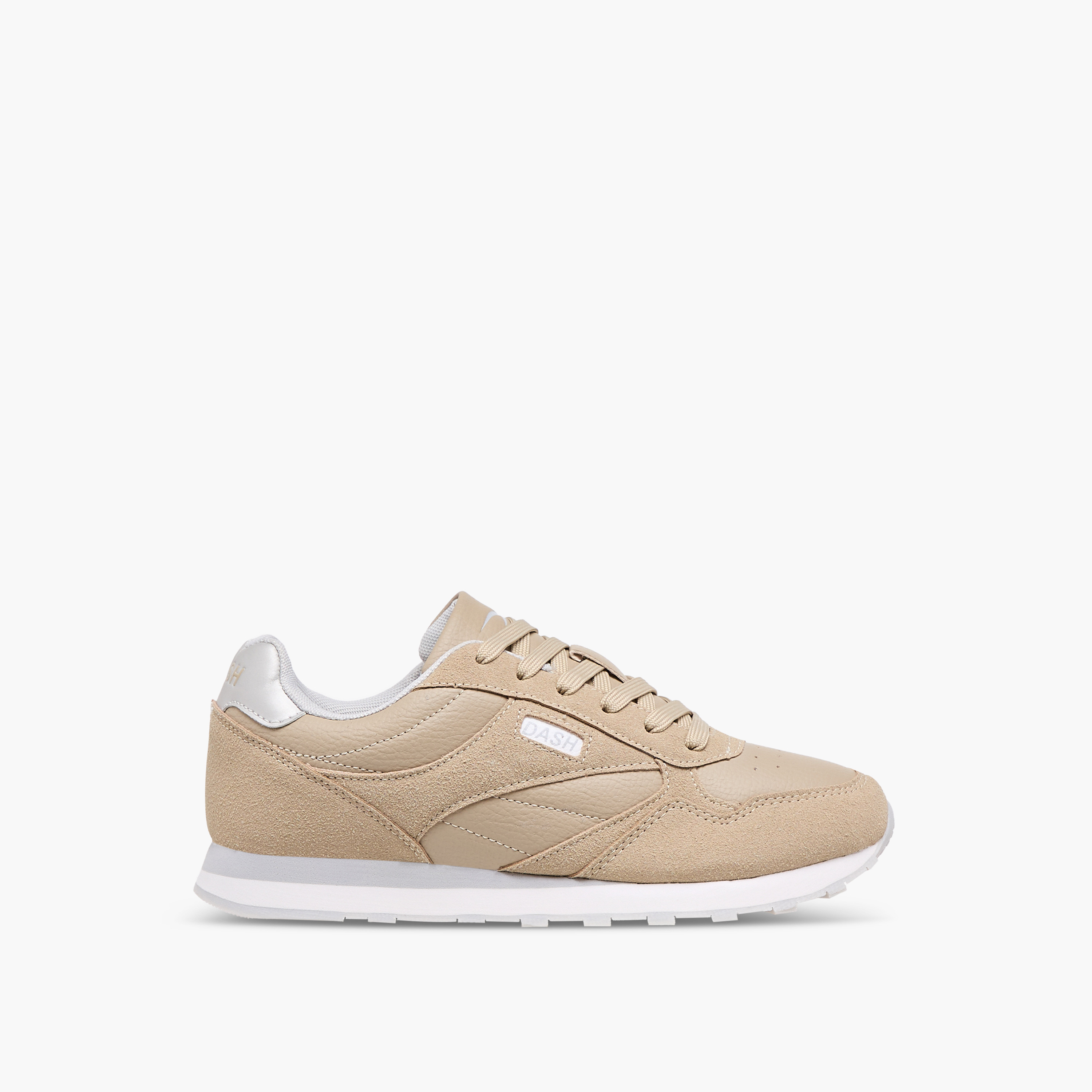 Dash Panelled Sneakers with Lace-Up Closure-women-shoes-sneakers-image-3