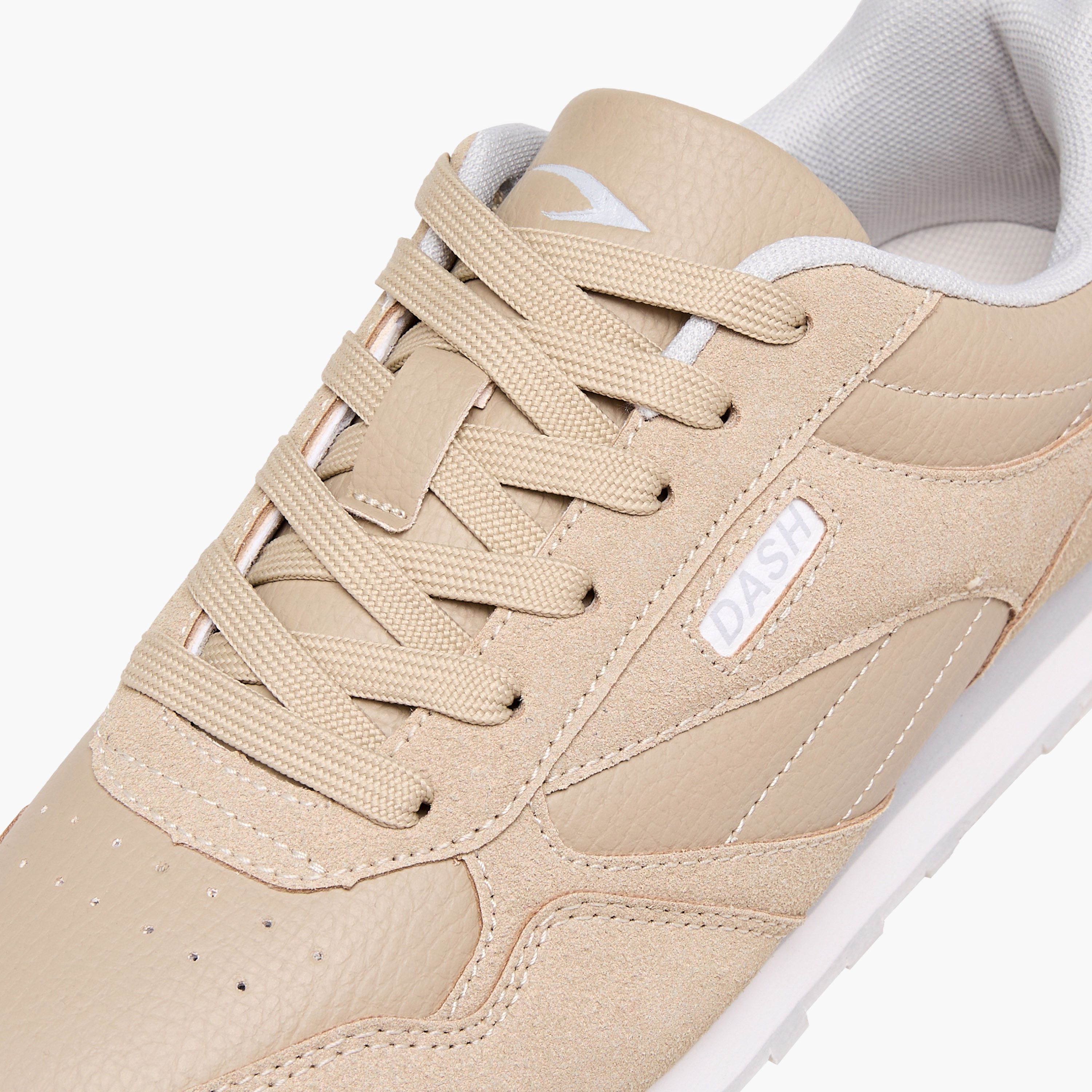 Dash Panelled Sneakers with Lace-Up Closure-women-shoes-sneakers-image-4
