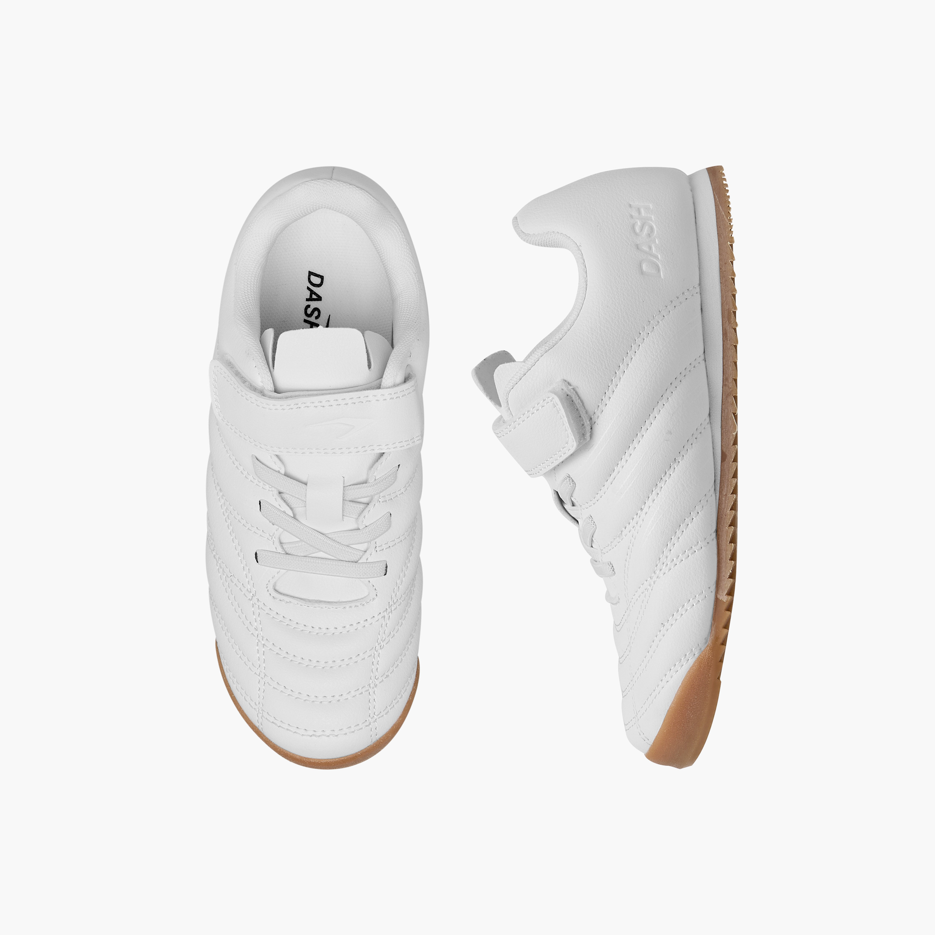 Dash Boys Hook & Loop Ankle Sneakers Cushioned Sole Shoes-boys-shoes-sneakers-image-1