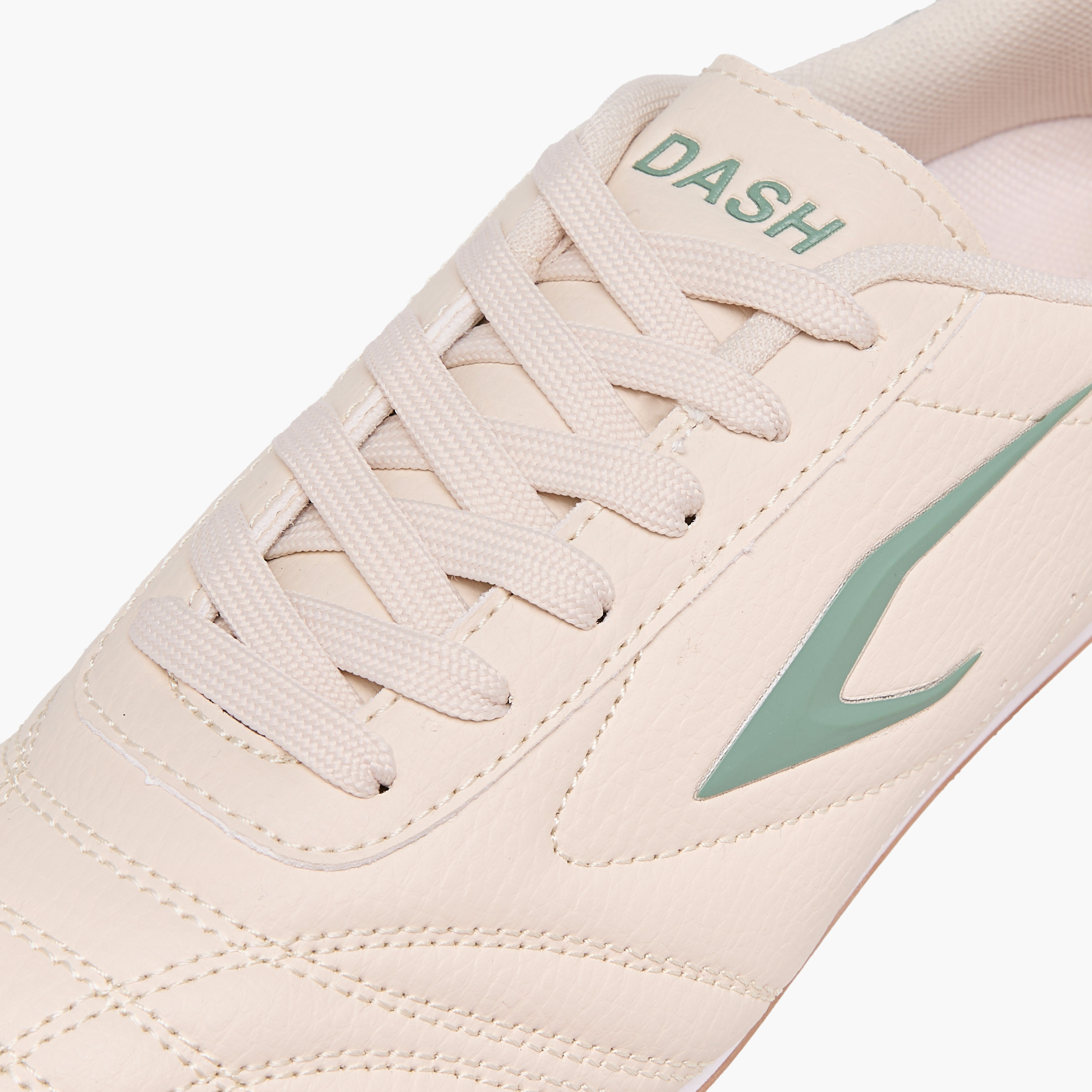 Dash Stitch Detail Sneakers with Lace-Up Closure-women-shoes-sneakers-image-4