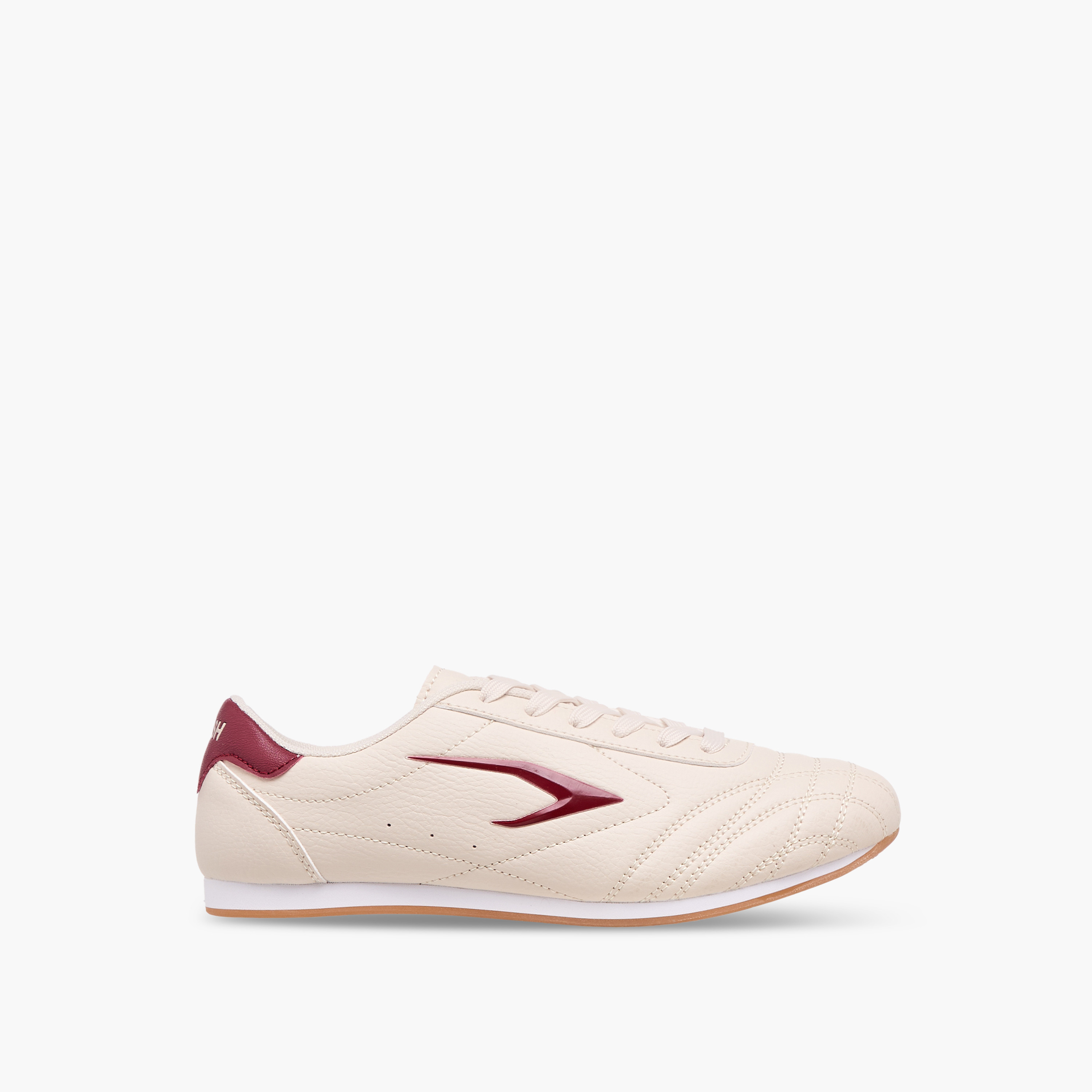 Dash Stitch Detail Sneakers with Lace-Up Closure-women-shoes-sneakers-image-3