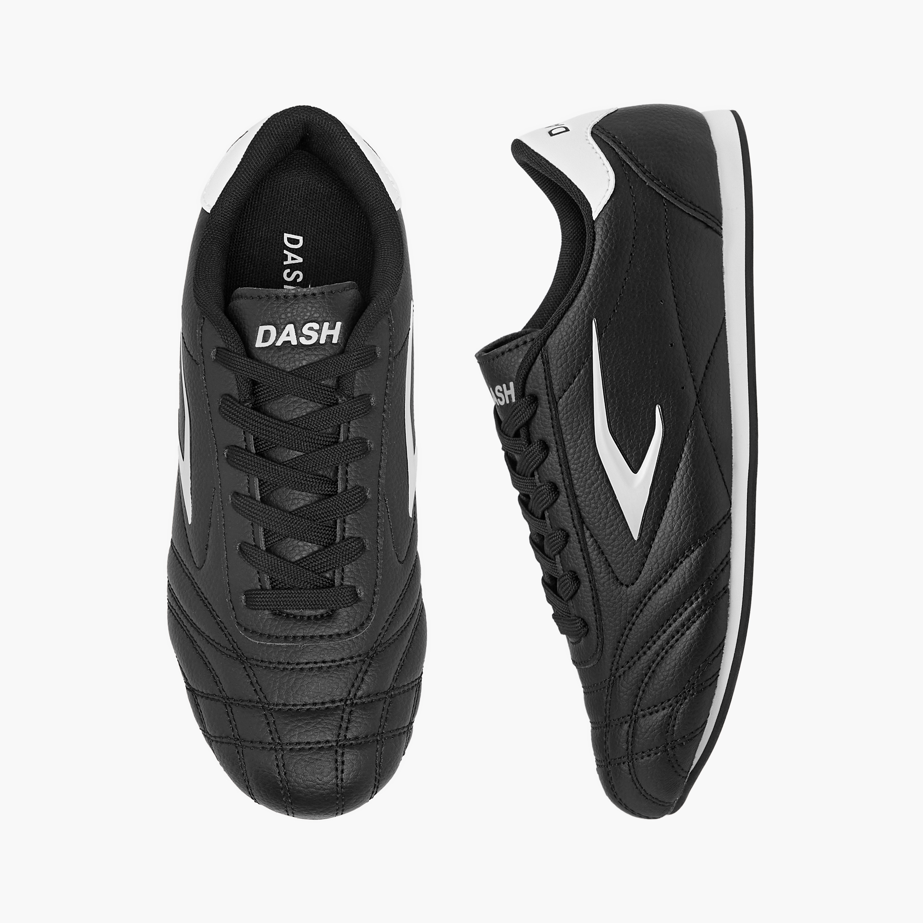 حذاء سنيكرز برباط إغلاق وتفاصيل مغرزة من داش-women-shoes-sneakers-image-1