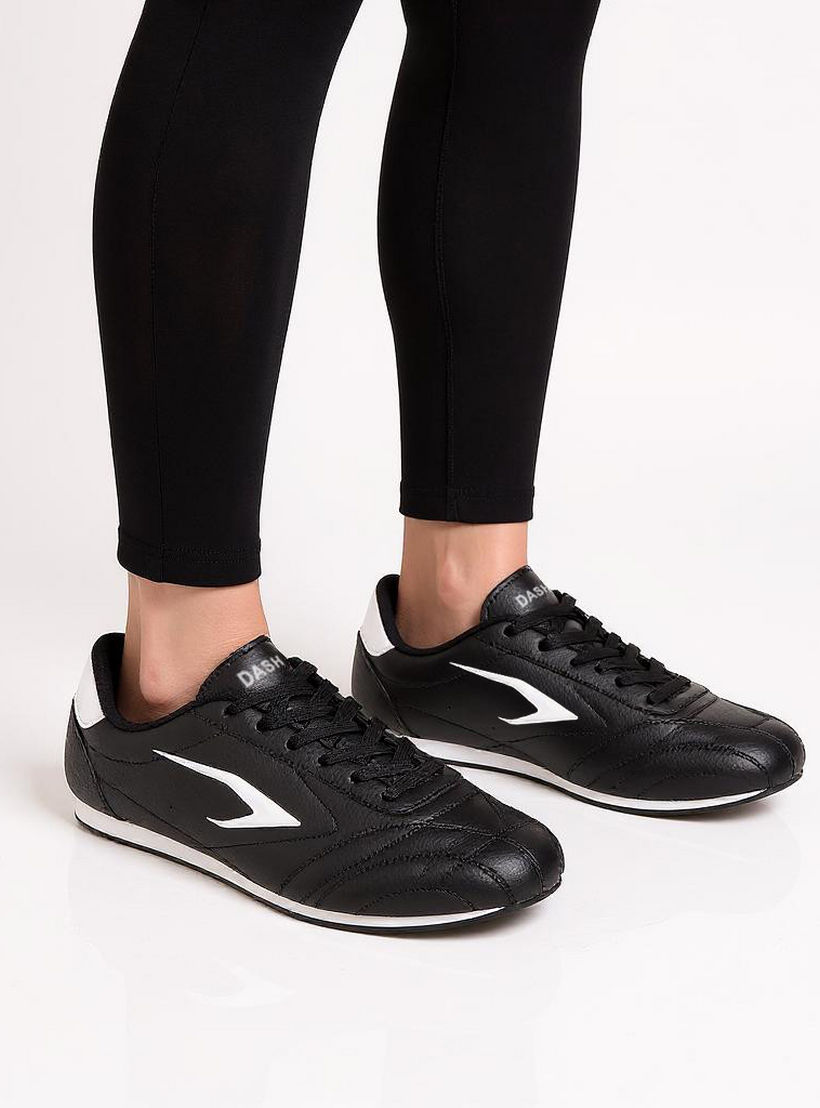 حذاء سنيكرز برباط إغلاق وتفاصيل مغرزة من داش-women-shoes-sneakers-image-2