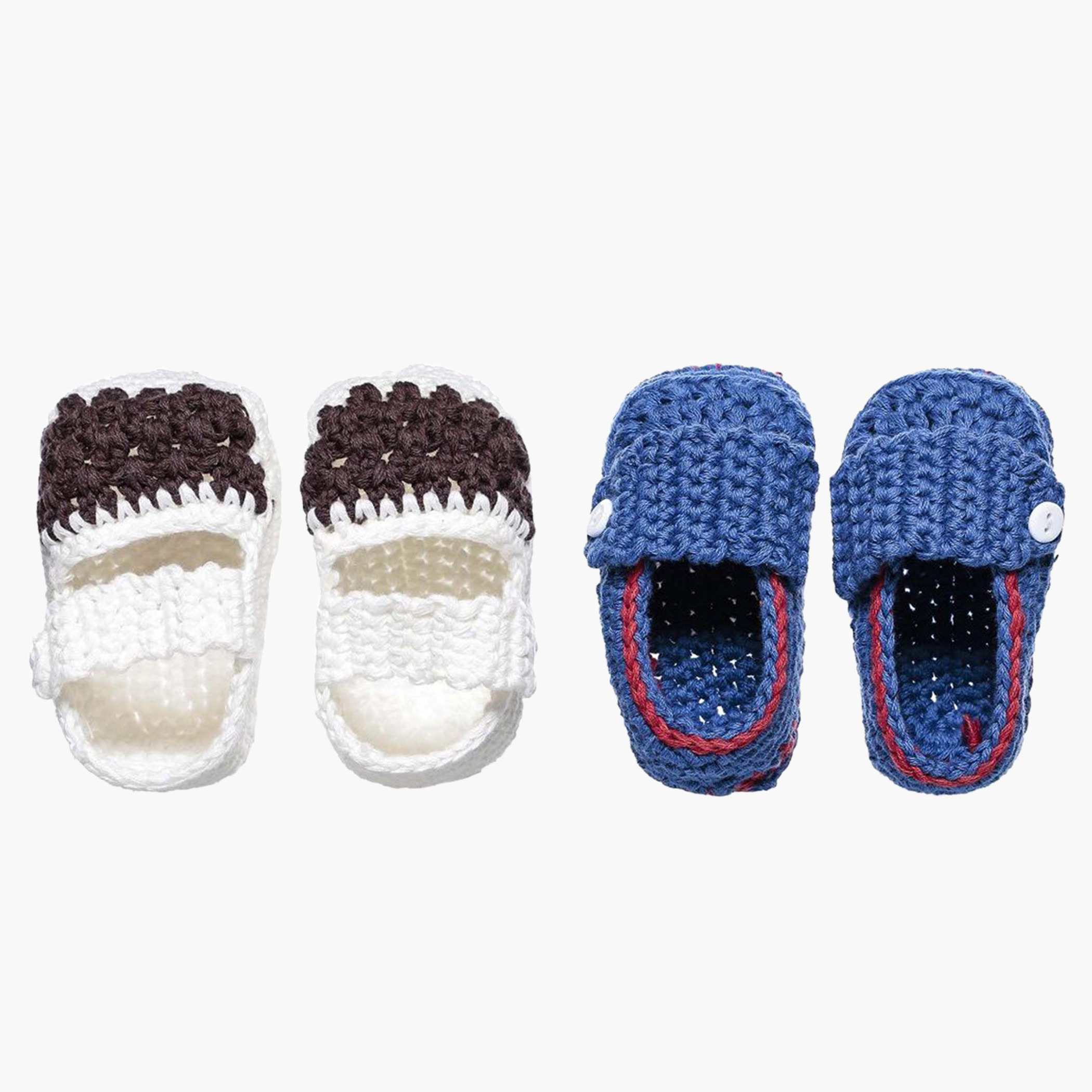 Crochet baby shoes cheap for sale