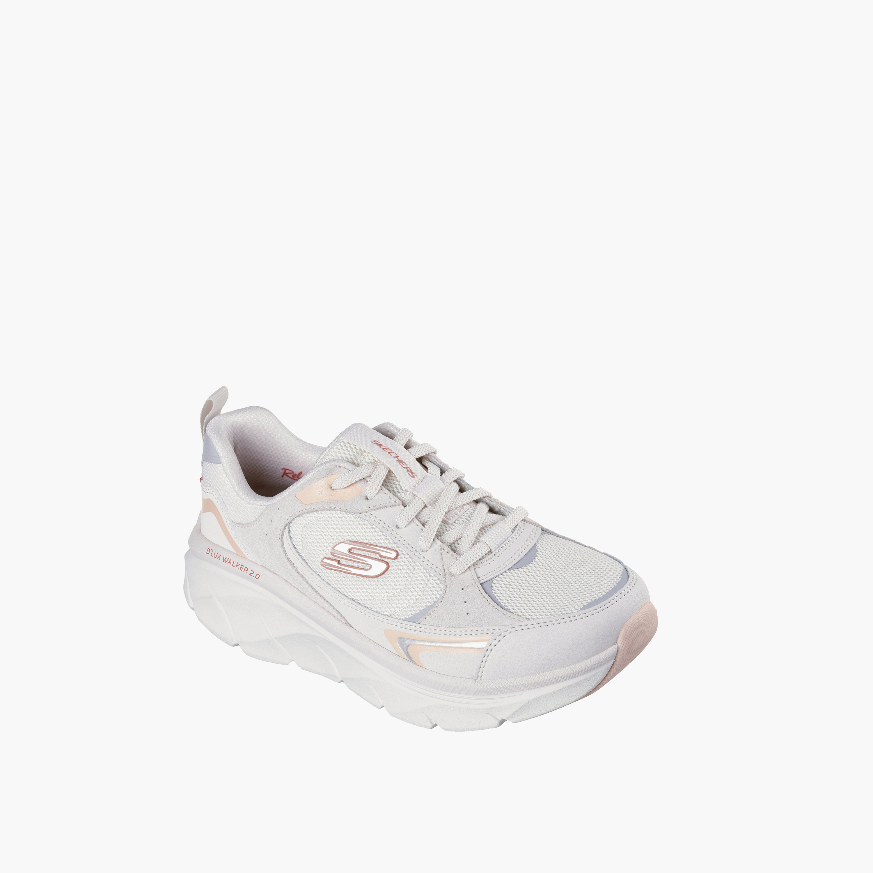 Skechers Women's D'Lux Walker 2.0 Lace-Up Walking Shoes 150008 | OE-sports-women-shoes-image-1