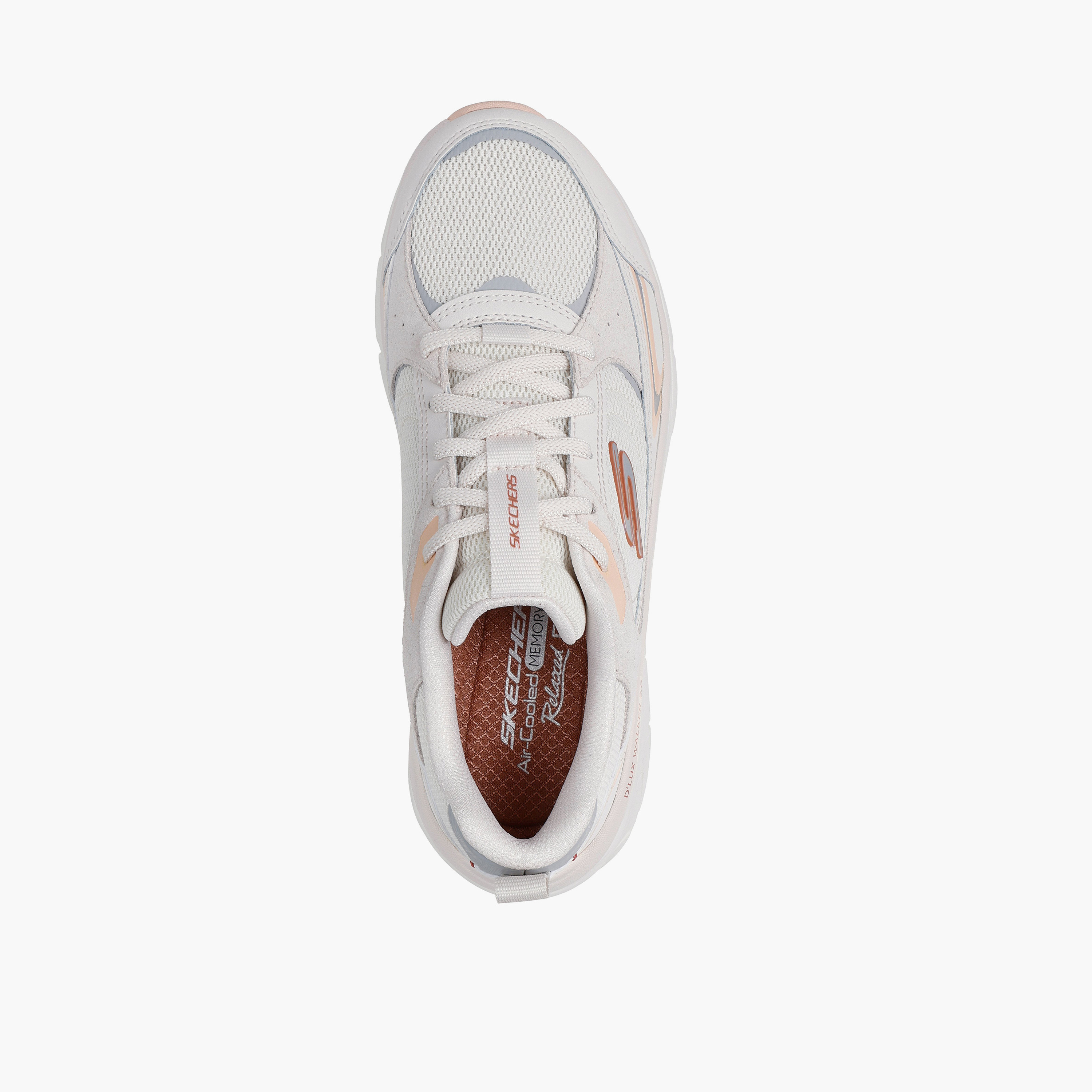 Skechers Women's D'Lux Walker 2.0 Lace-Up Walking Shoes 150008 | OE-sports-women-shoes-image-4