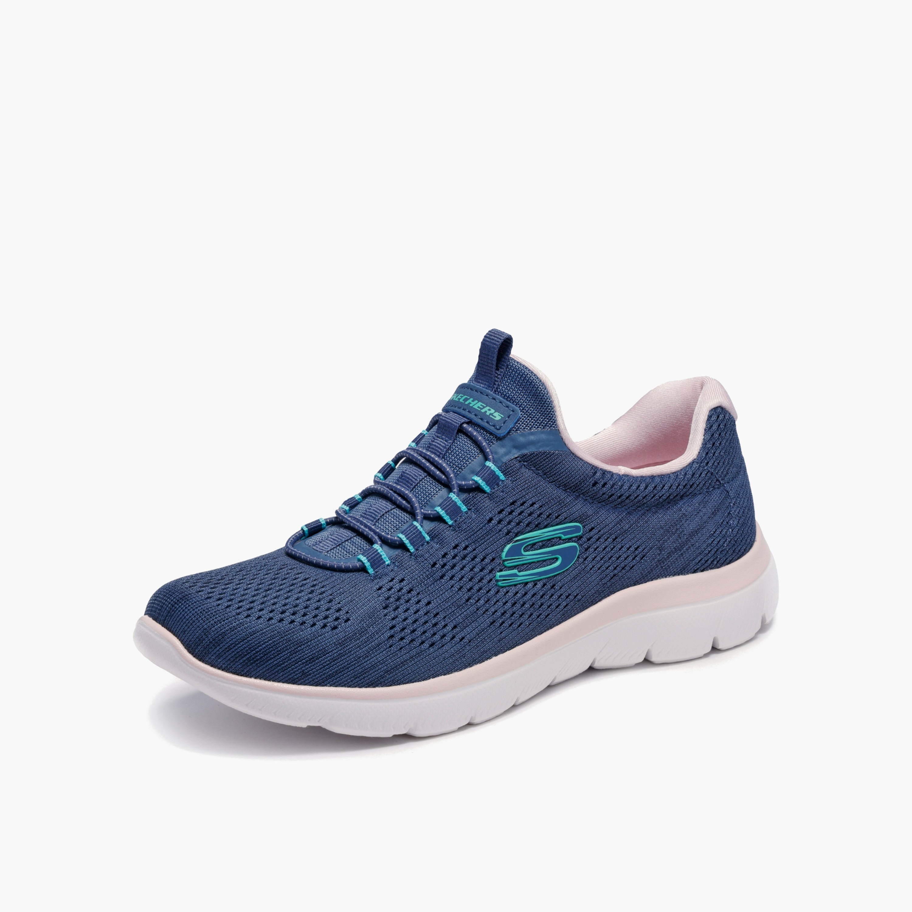 Skechers Women SUMMITS Logo Slip-On Sports Shoes-sports-women-shoes-image-3