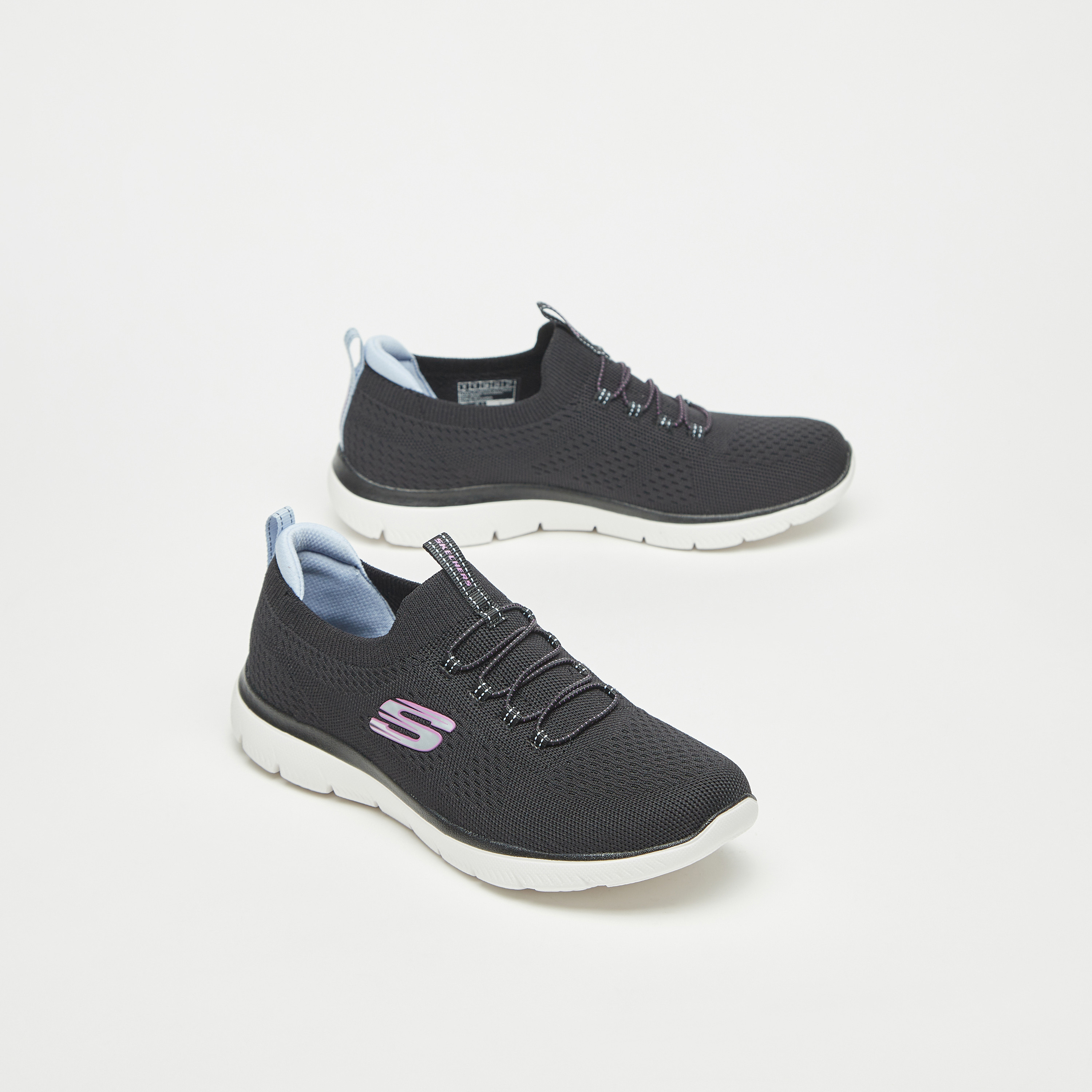 سكيتشرز حذاء مشي ساميت ميموري فوم للنساء 150116-BKMT | OE-sports-women-shoes-image-1