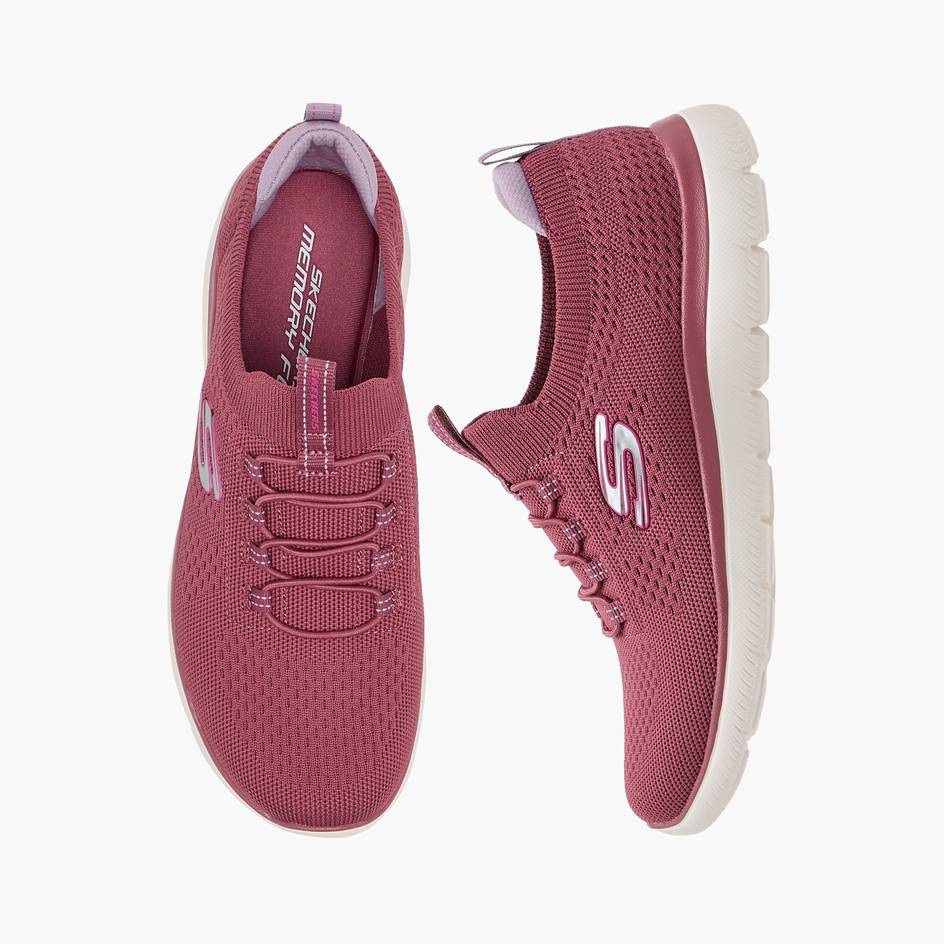 حذاء رياضي نسائي من Skechers Summits بنجي دانتيل منخفض الكاحل 150116 | عمر الفاروق-sports-women-shoes-image-1
