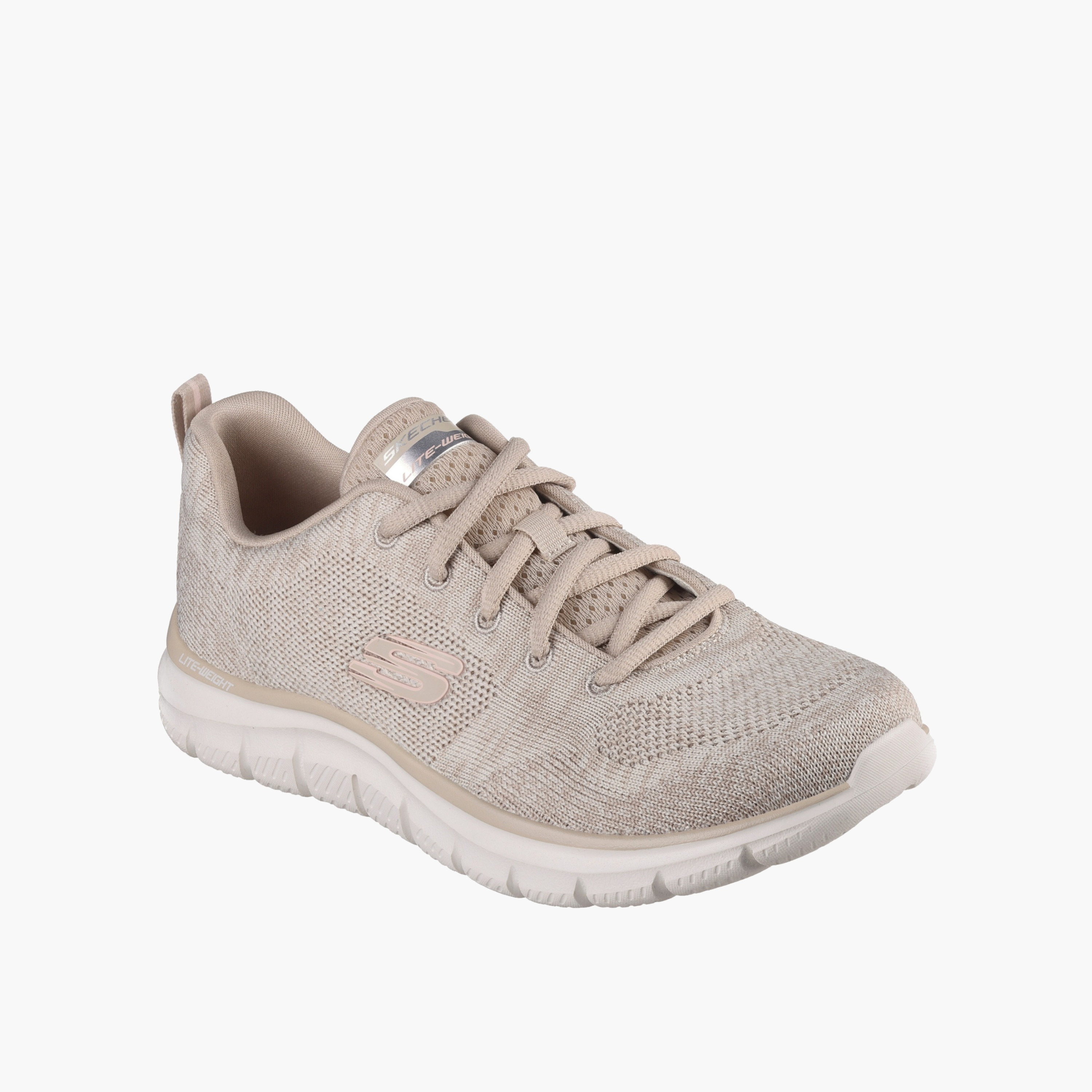 حذاء رياضي بشعار ورباط إغلاق تراك للنساء من سكيتشرز-sports-women-shoes-image-4