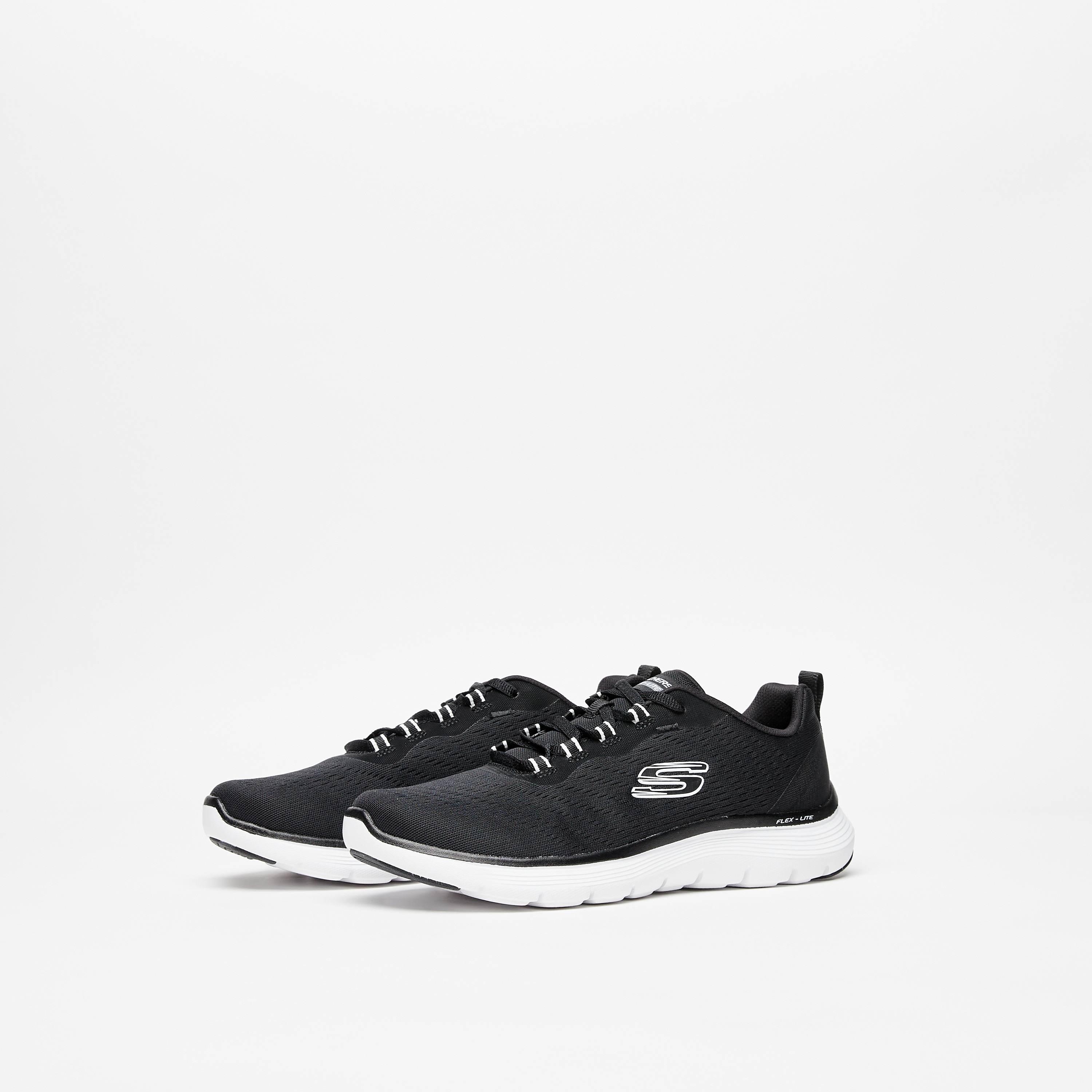 سكيتشرز حذاء رياضي فليكس ابيل 5.0 ميموري فوم كاحل منخفض للنساء 150201-BBK | OE-sports-women-shoes-image-10