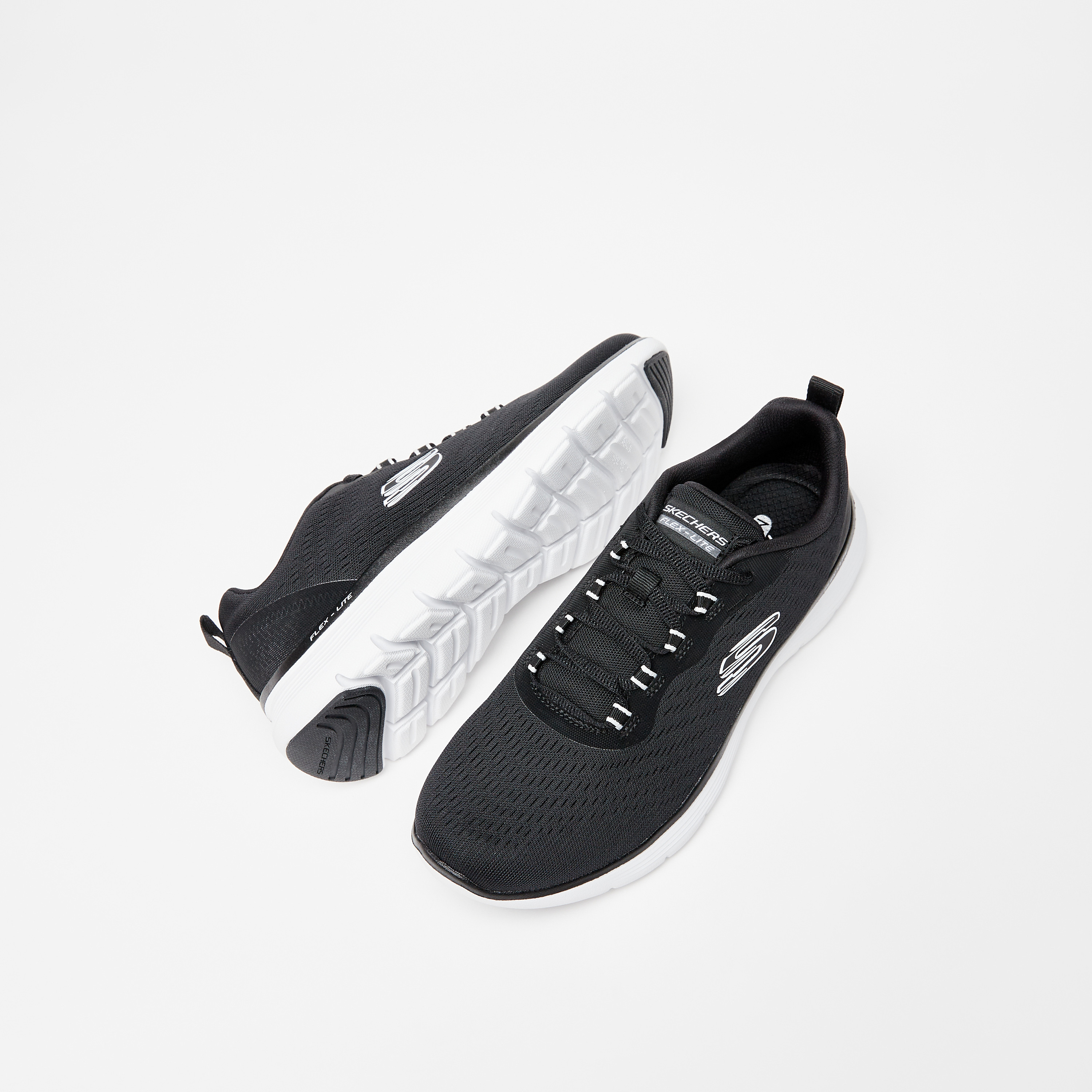 سكيتشرز حذاء رياضي فليكس ابيل 5.0 ميموري فوم كاحل منخفض للنساء 150201-BBK | OE-sports-women-shoes-image-14