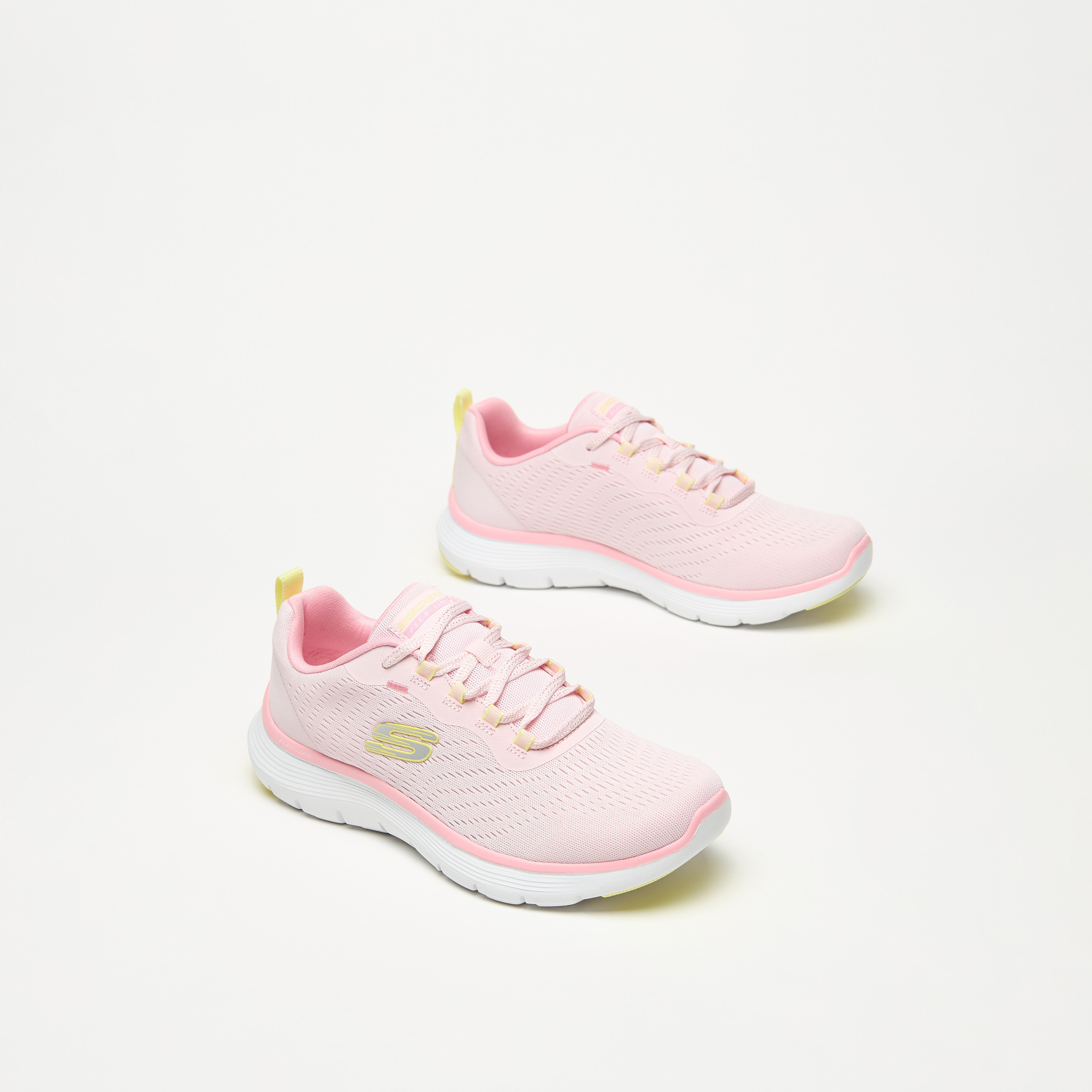 سكيتشرز حذاء رياضي فليكس ابيل 5.0 ميموري فوم كاحل منخفض للنساء 150201-BBK | OE-sports-women-shoes-image-17