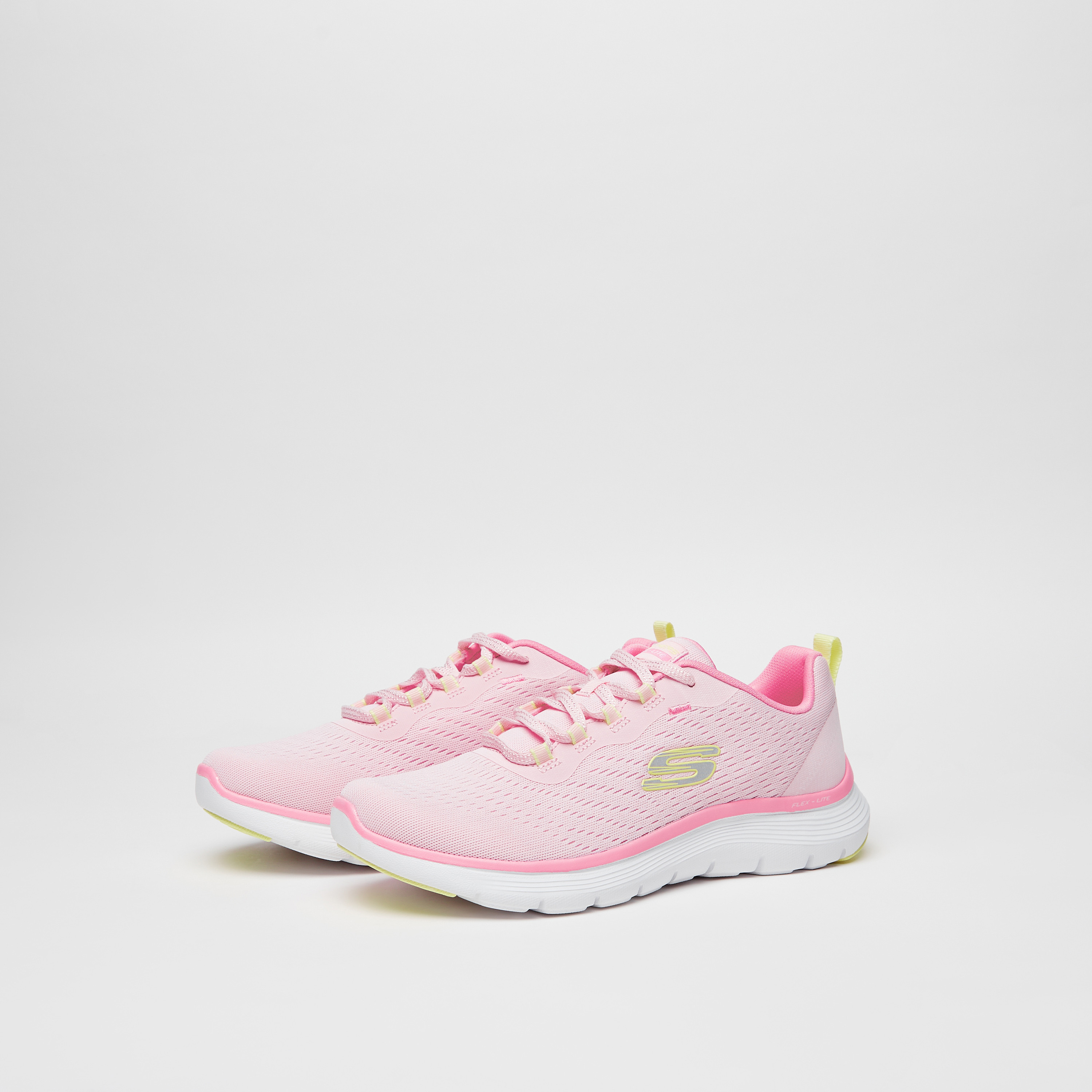 سكيتشرز حذاء رياضي فليكس ابيل 5.0 ميموري فوم كاحل منخفض للنساء 150201-BBK | OE-sports-women-shoes-image-18