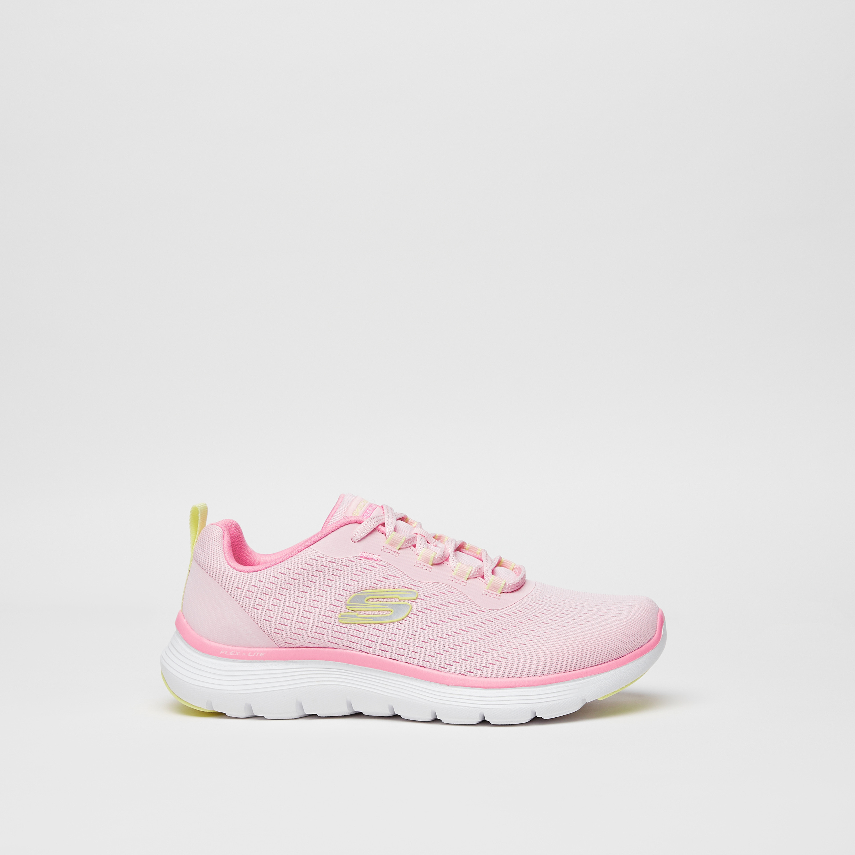 سكيتشرز حذاء رياضي فليكس ابيل 5.0 ميموري فوم كاحل منخفض للنساء 150201-BBK | OE-sports-women-shoes-image-20