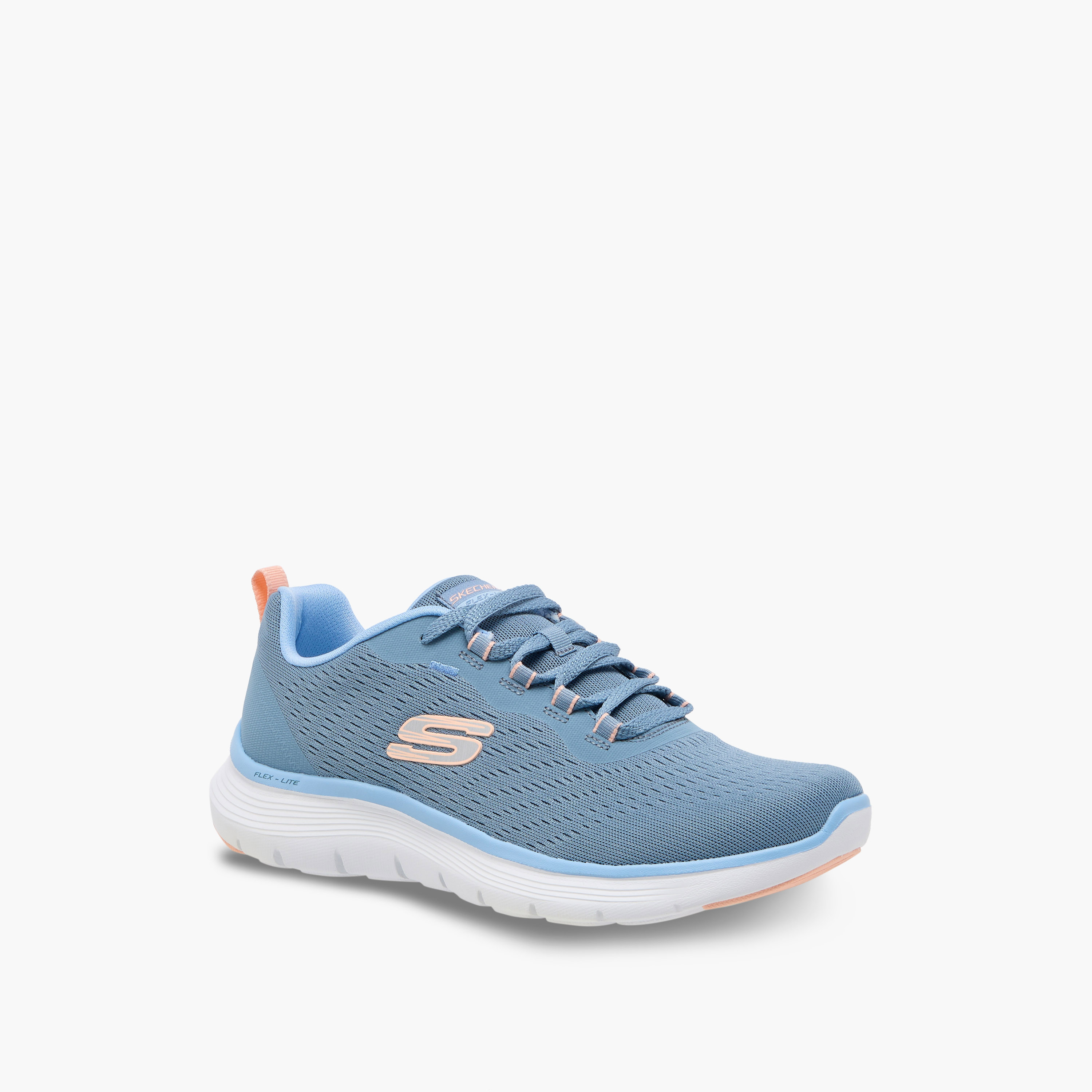 سكيتشرز حذاء رياضي فليكس ابيل 5.0 ميموري فوم كاحل منخفض للنساء 150201-BBK | OE-sports-women-shoes-image-34