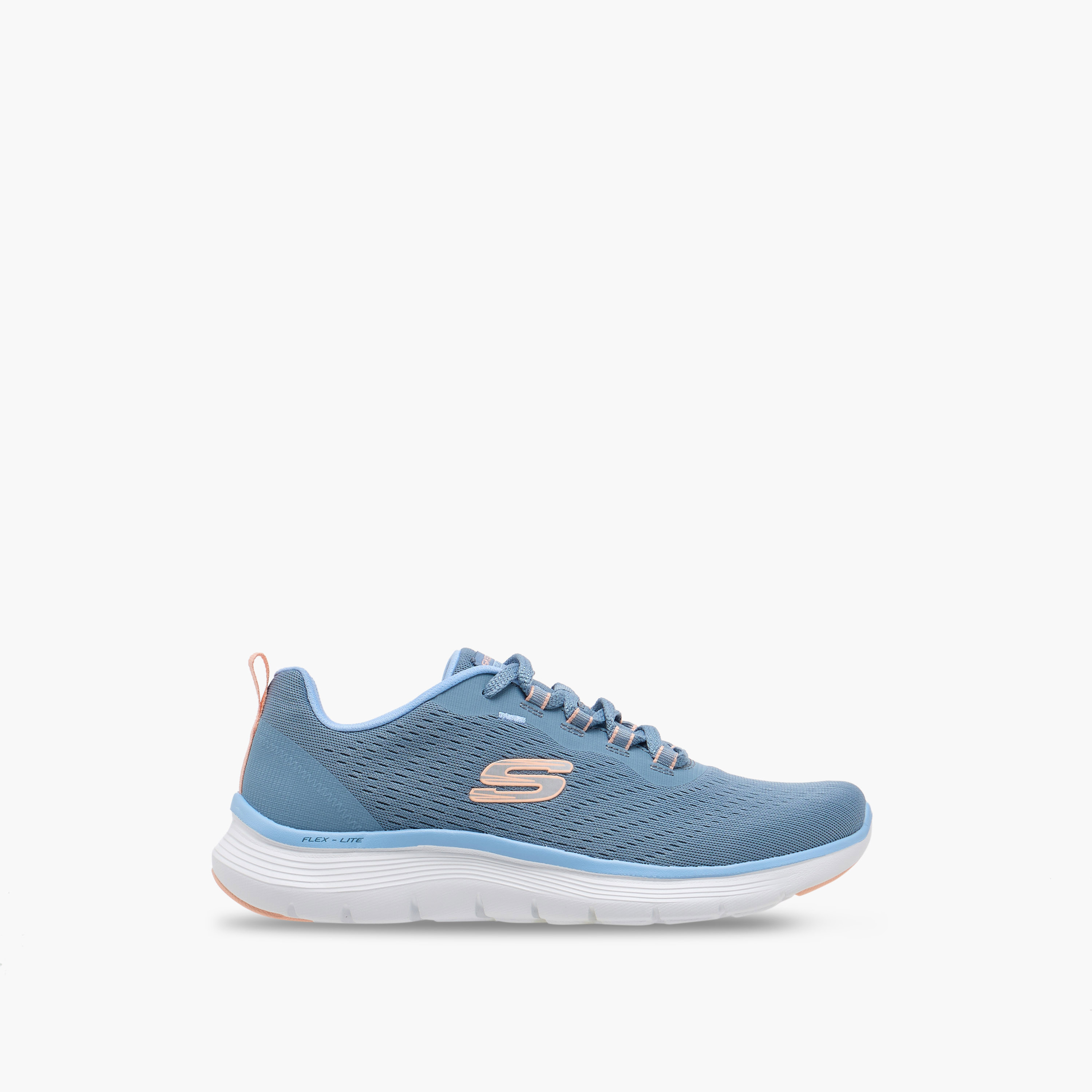 سكيتشرز حذاء رياضي فليكس ابيل 5.0 ميموري فوم كاحل منخفض للنساء 150201-BBK | OE-sports-women-shoes-image-35